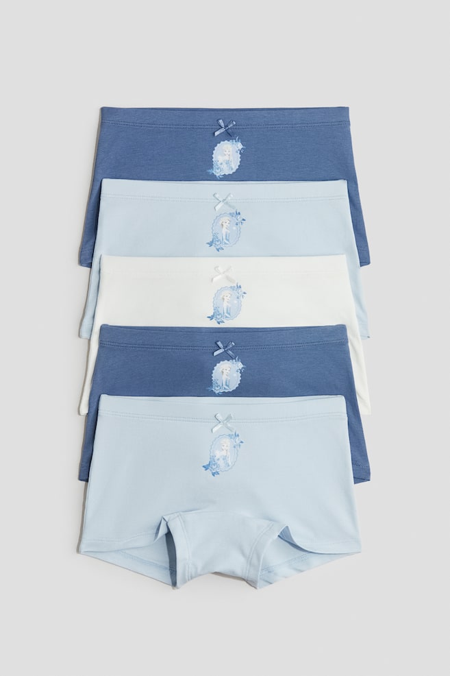5-pack cotton boxer briefs - Blue/Frozen/White/Sanrio/Pink/Lilo & Stitch - 1