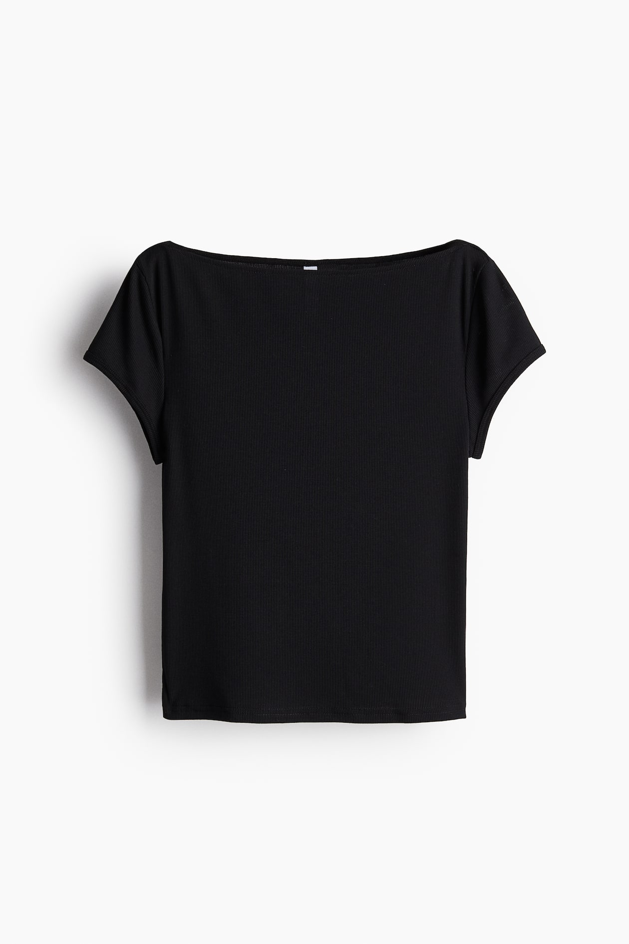 シアーリブTシャツ - ブラック - レディース | H&M JP