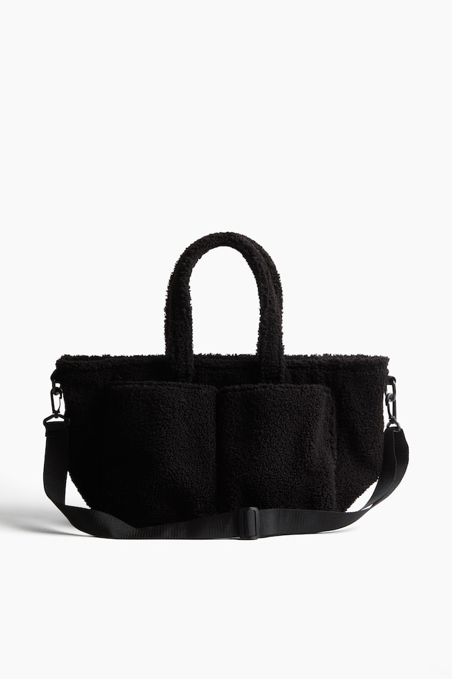 Teddy changing bag - Black/Light beige - 1