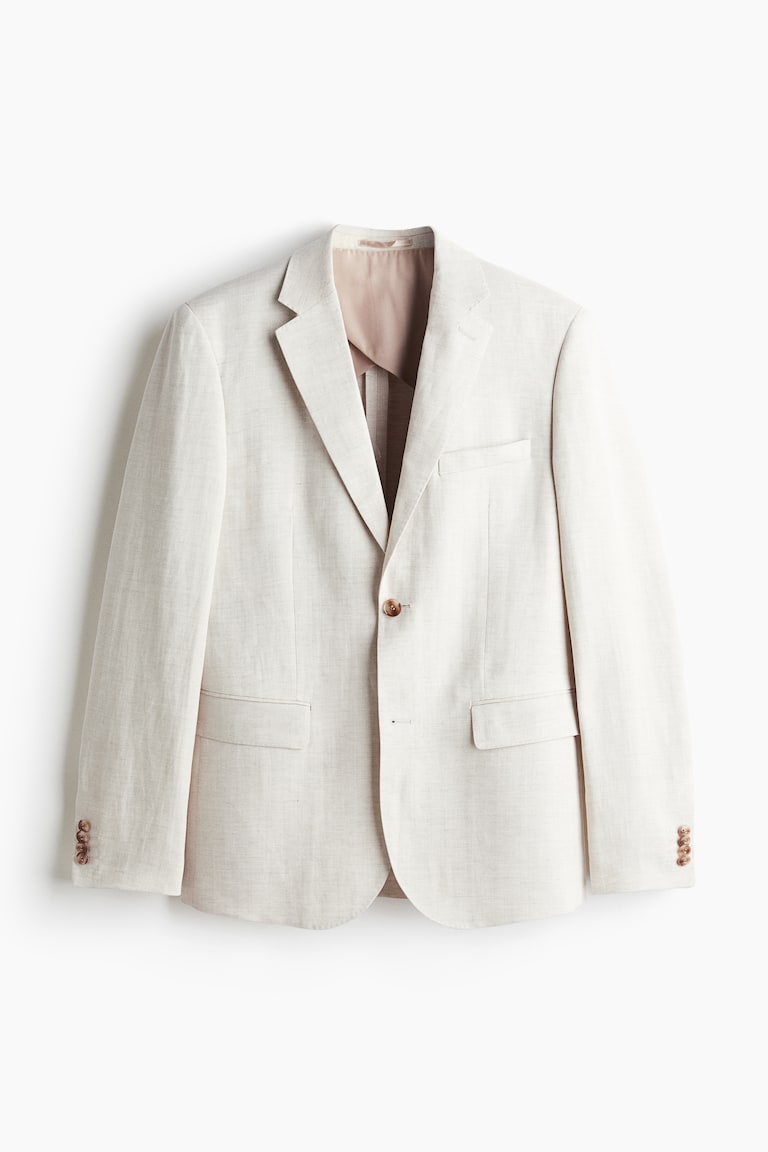 Sako od mešavine lana Regular Fit