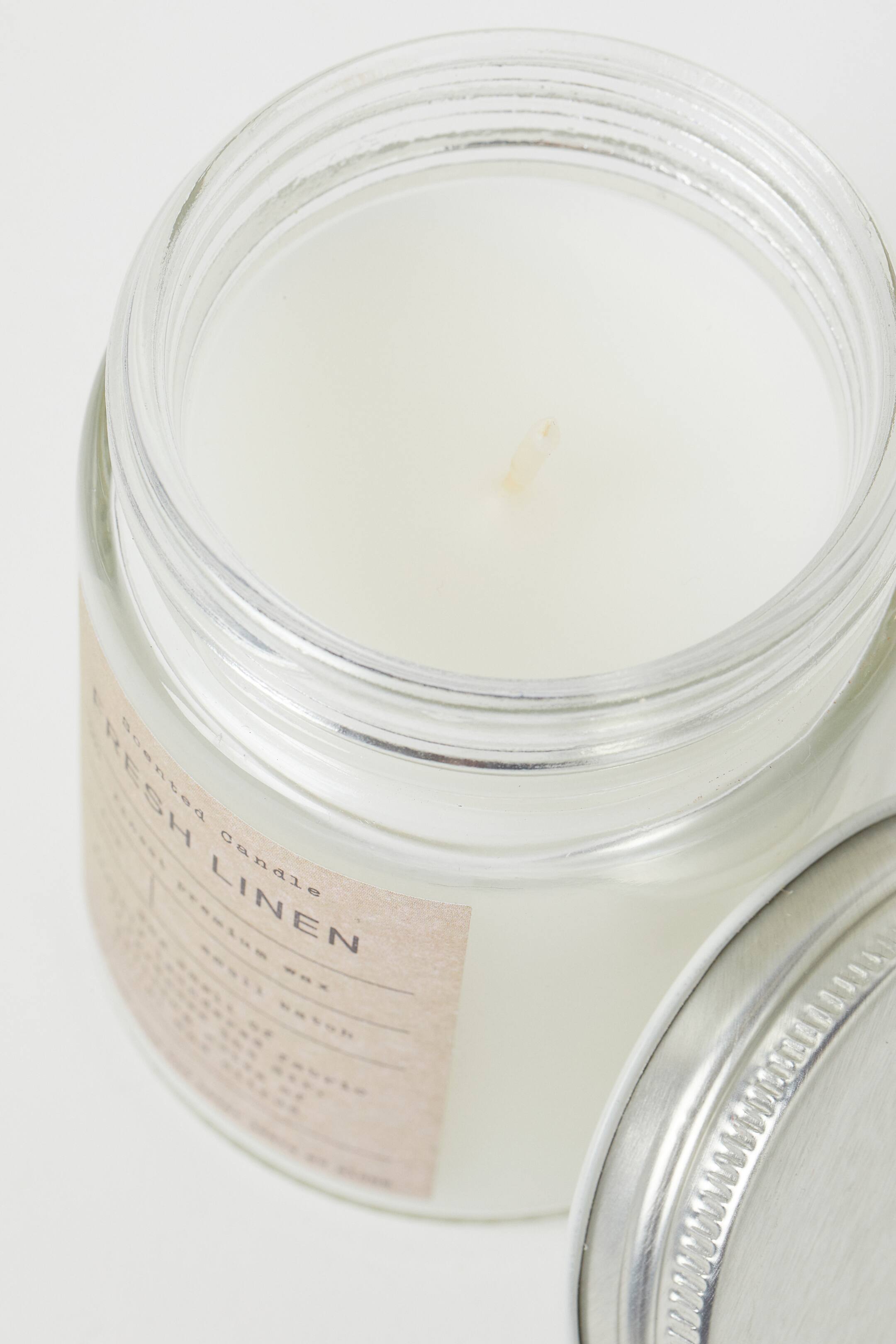 Büyük resmi görüntüle: Kapaklı Kapta Kokulu Mum - Beyaz/Fresh Linen - Home All | H&M TR 2