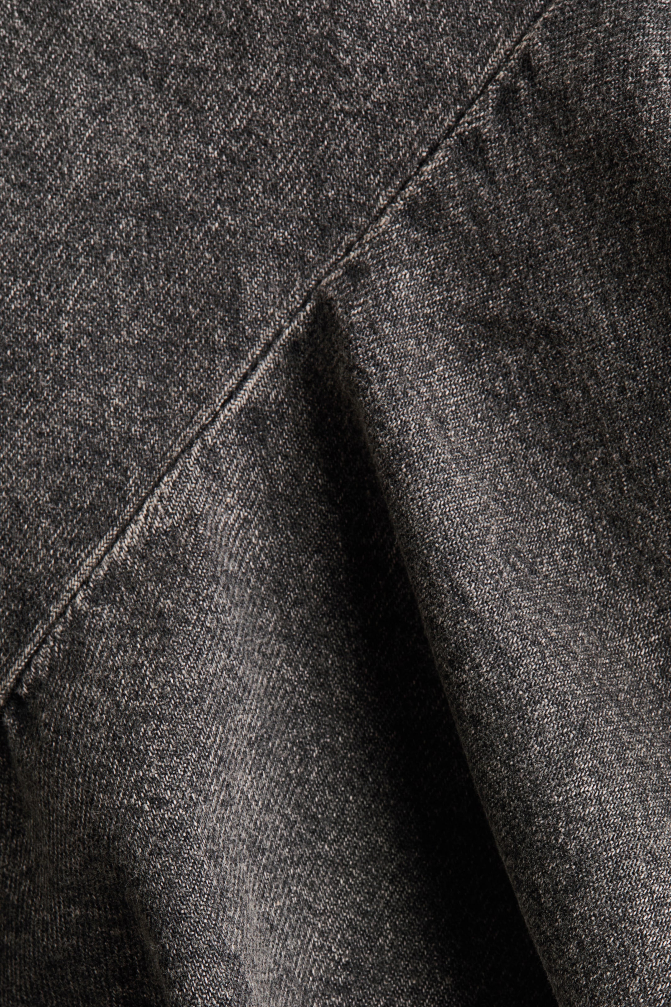 Asymmetric Denim Skirt