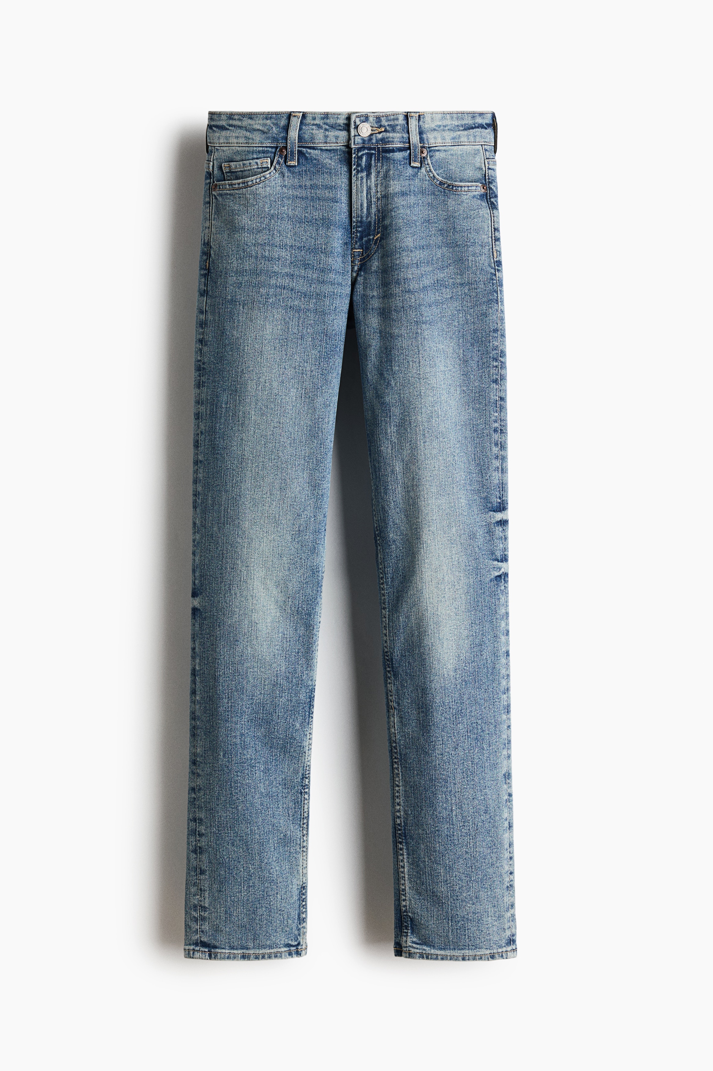 Slim Regular-Waist Jeans - Denim blue/Denim blue