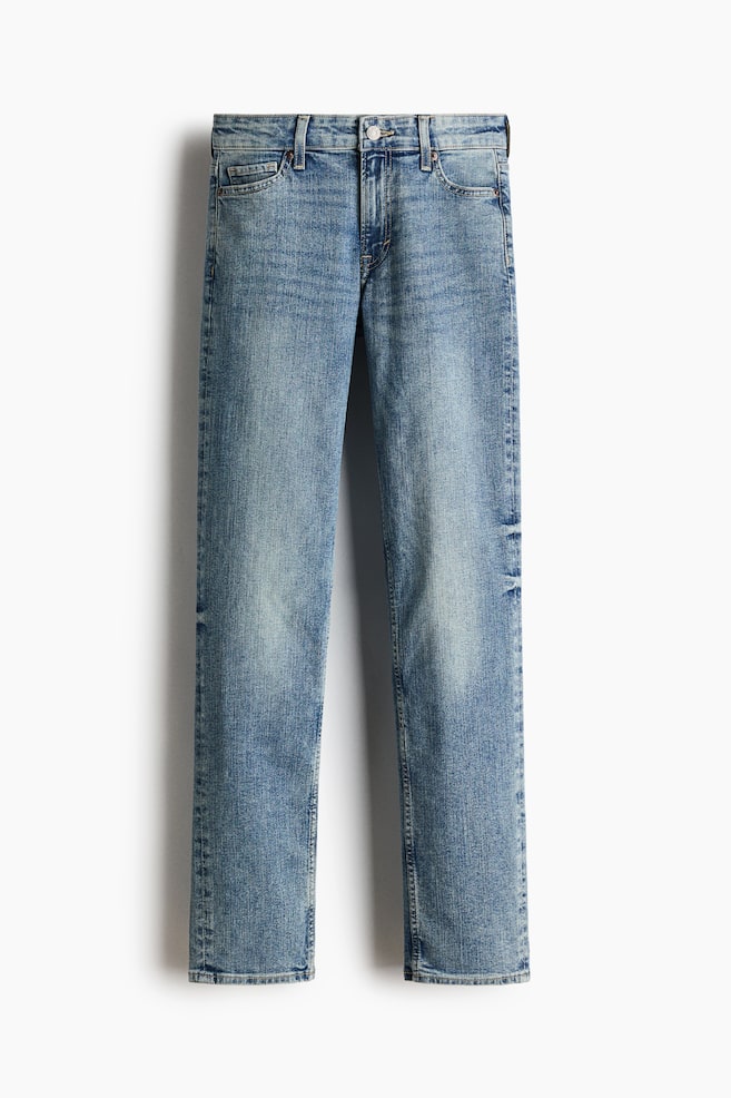 Slim Regular-Waist Jeans - Denim blue/Denim blue - 1
