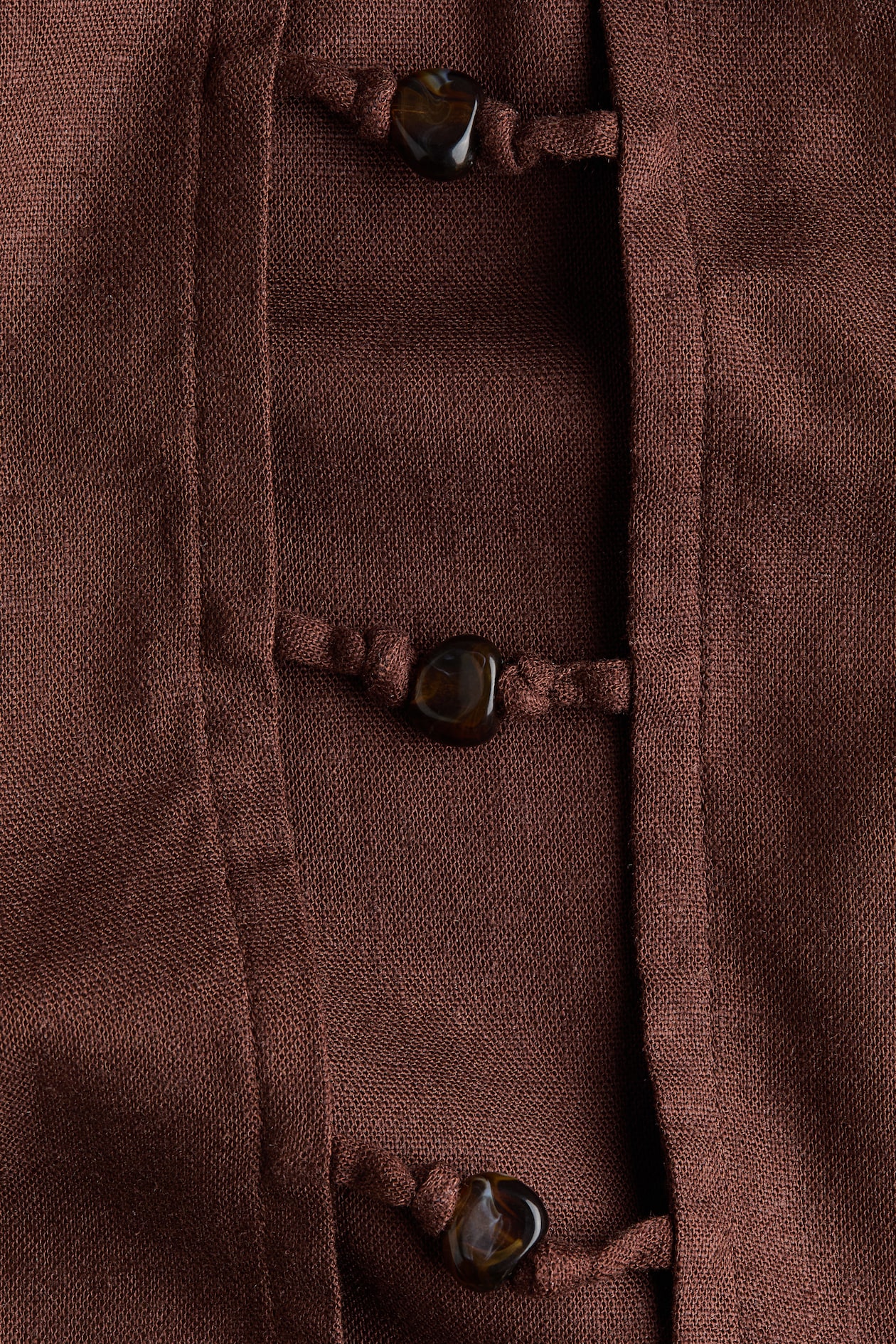 Bead-Detail Linen-Blend Pants - image 2