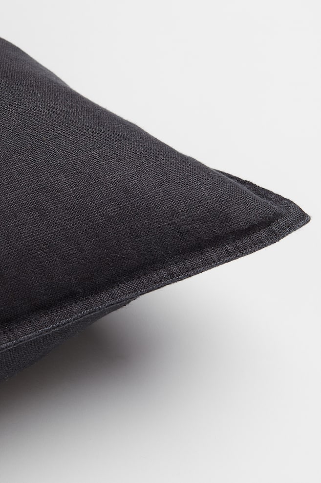 Washed linen cushion cover - Anthracite grey/Linen beige/Greige/White/dc/dc/dc - 3