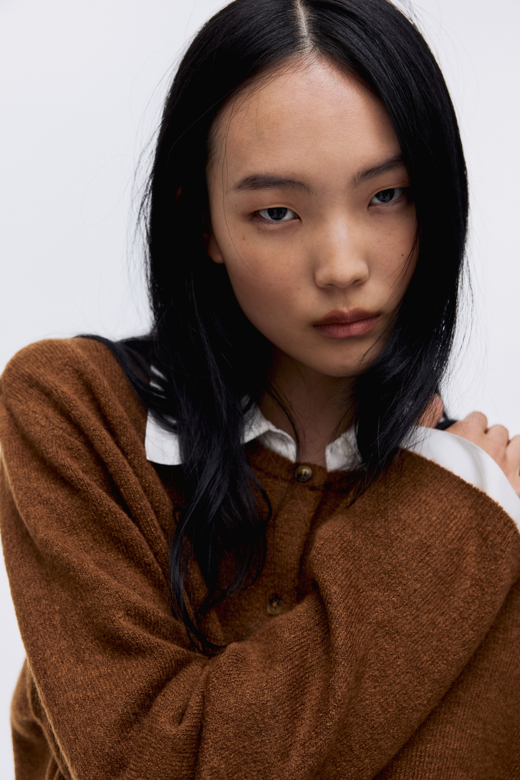 Grotere afbeelding bekijken: Vest Loose Fit - Brown - DAMES | H&M BE 1