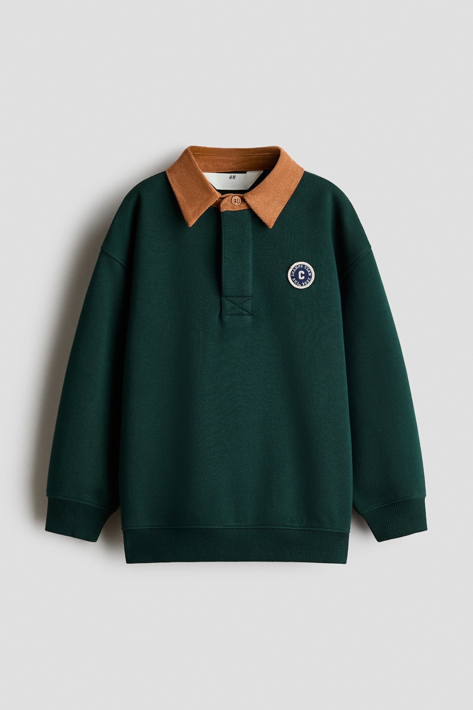 Polo de rugby avec motif - Vert foncé/The Champs Team