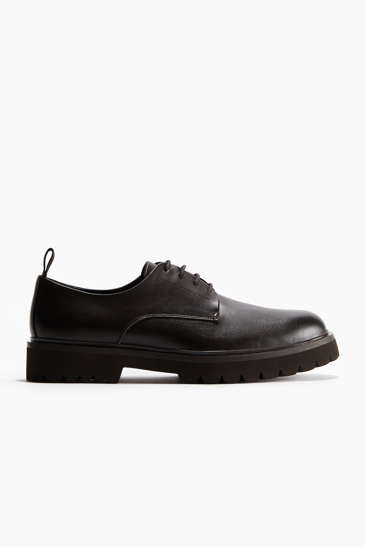 Chaussures Derbys à semelle épaisse Brun foncé HOMME H&M CA