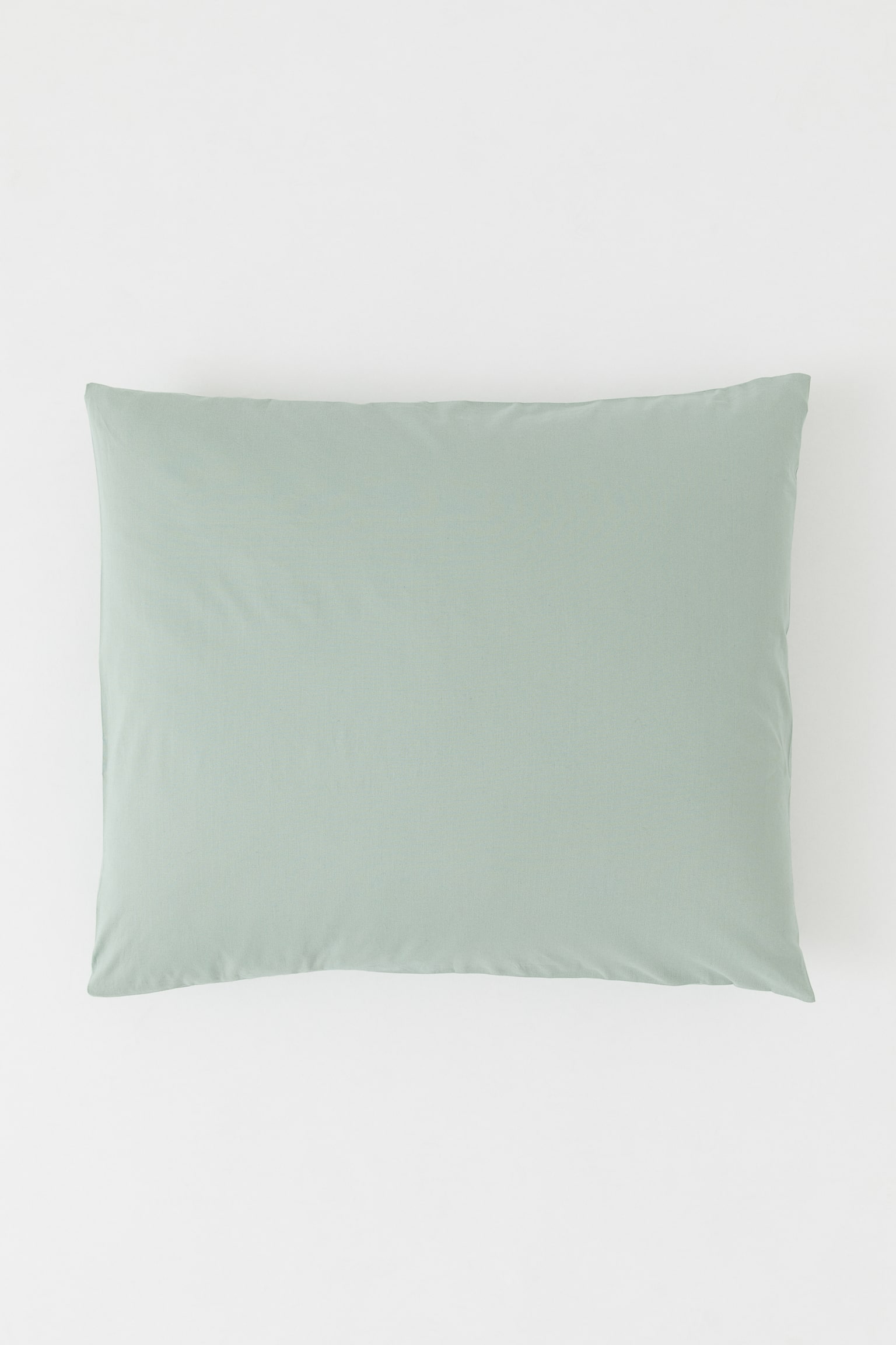 Cotton pillowcase - Sage green/Dark brown/Dark green/White/Light pink/Pigeon blue/Greige/Light beige - 1