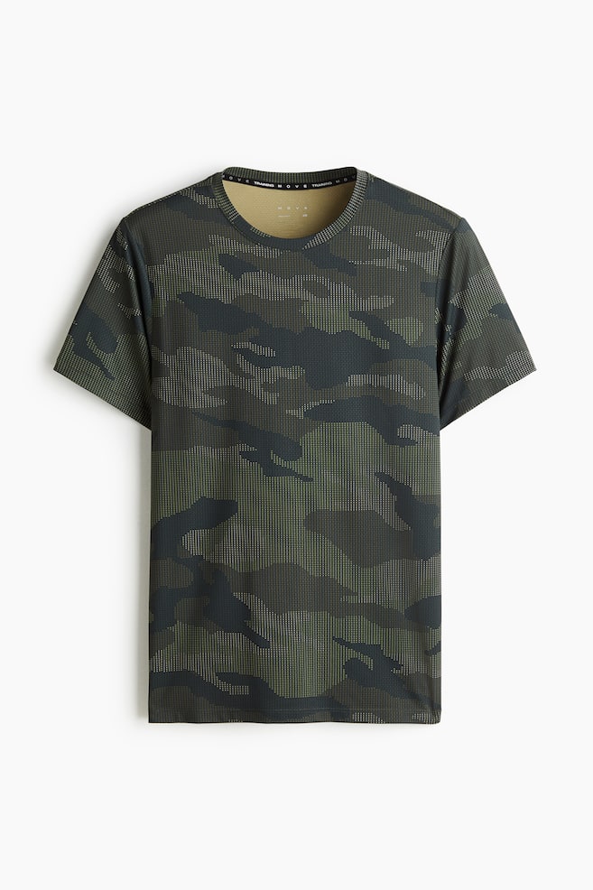 Mesh Sports T-Shirt with DryMove™ - Dark green/patterned/White/Gray melange/Brown/Teal/Chocolate plum/Matcha green/Black/Dark blue/Beige/Light burgundy/Gray melange - 1
