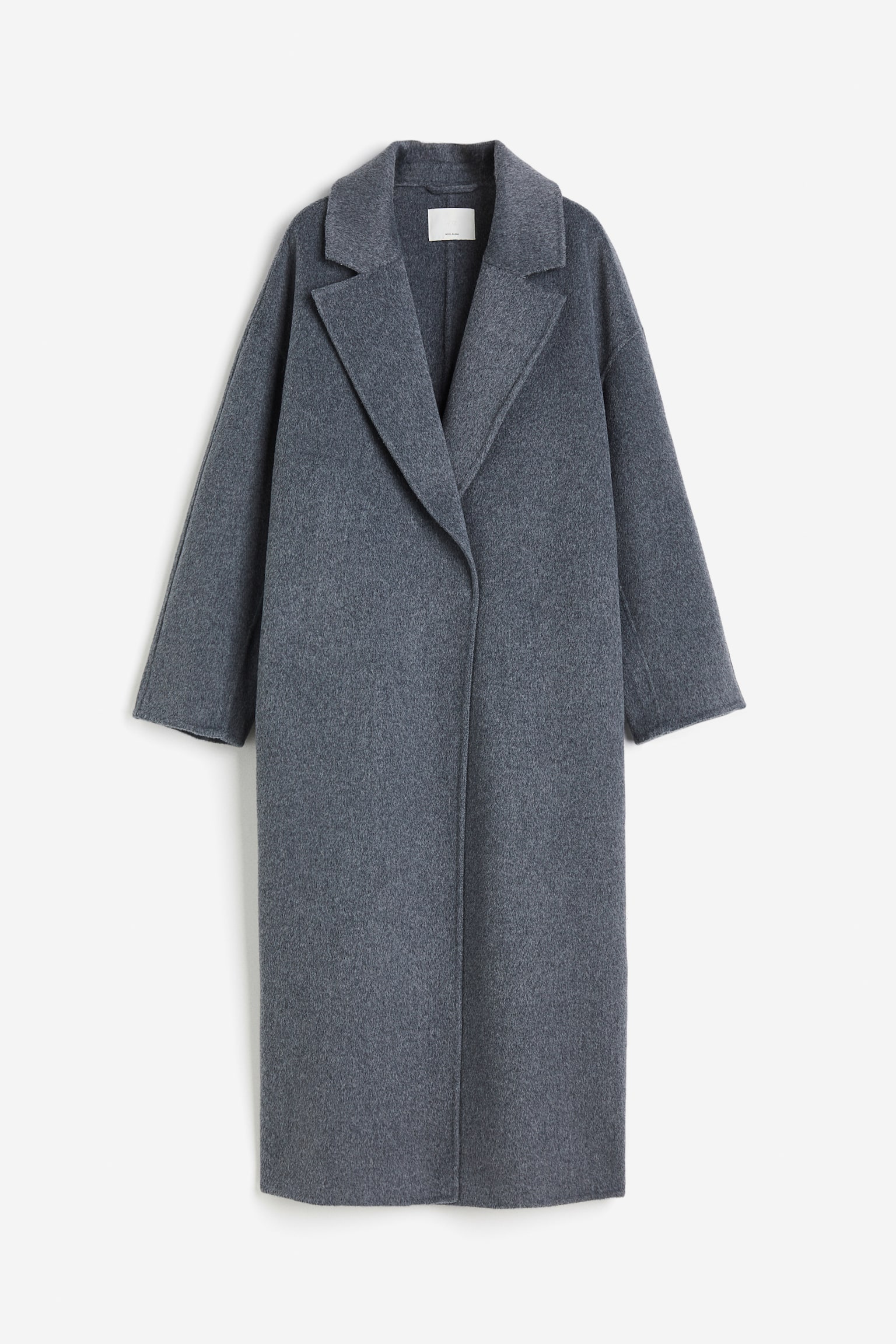 Wool-blend coat - Dark grey - 2