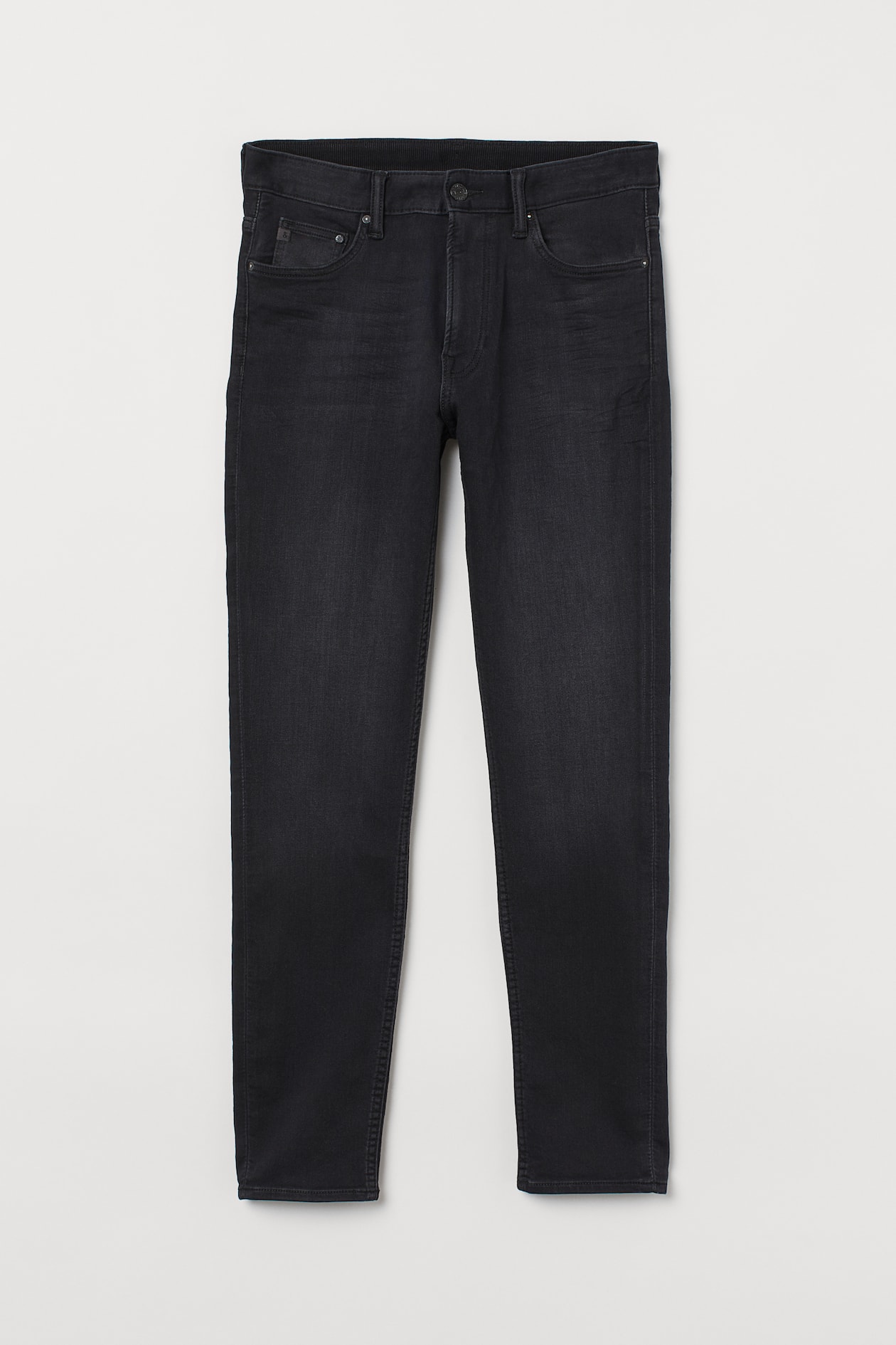 Slim Super Soft Jeans - Regular waist - Long - Black - Men | H&M US