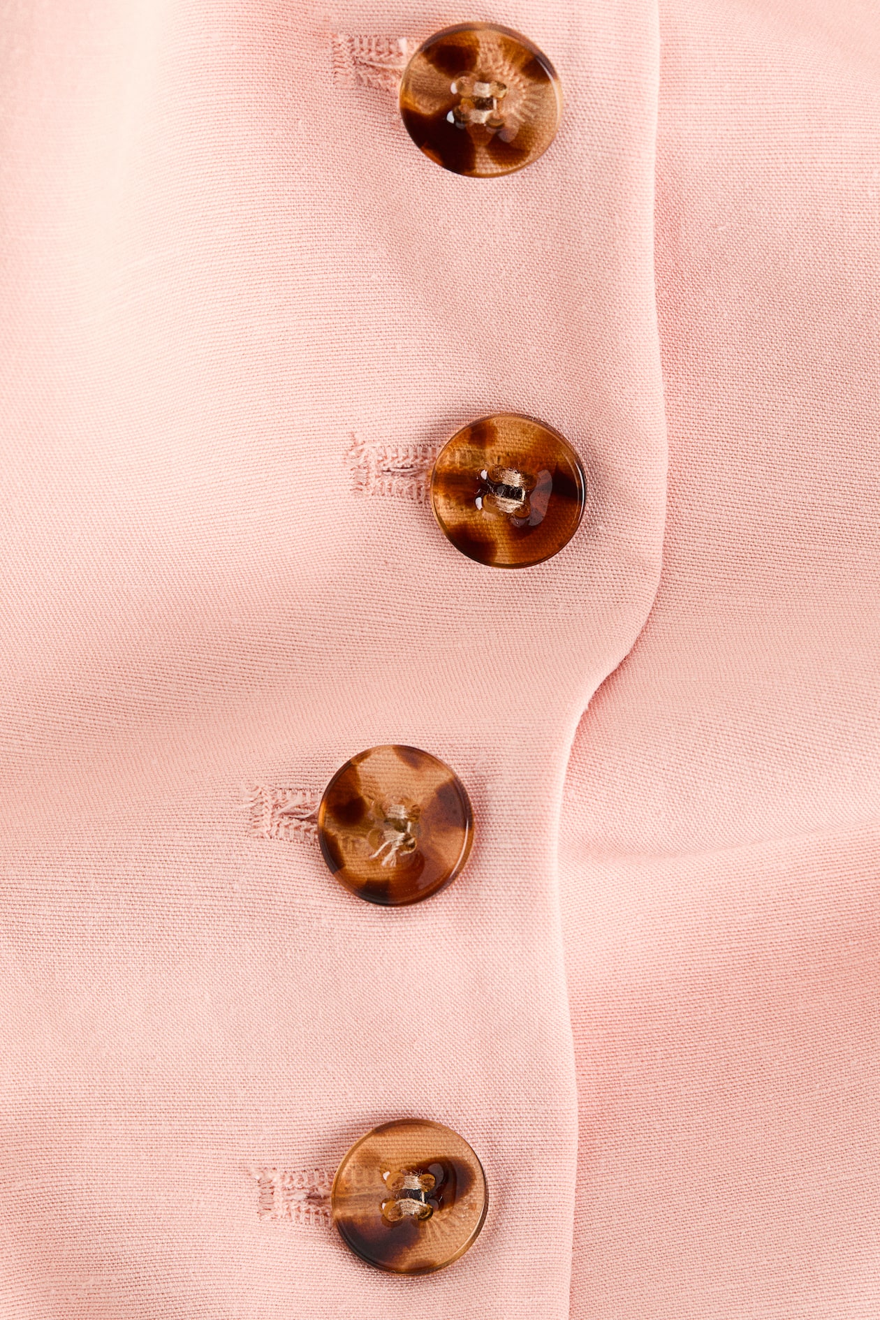 Tailored Linen-Blend Vest - image 2
