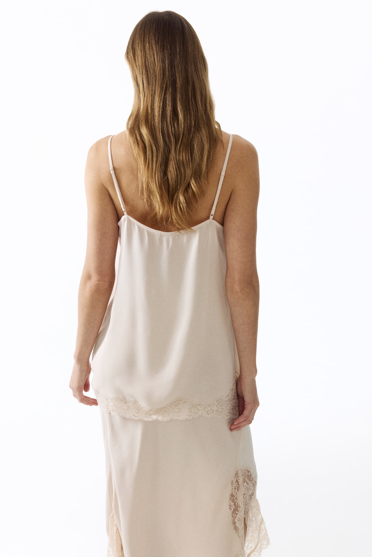 MAMA Lace-Trimmed Camisole Top - image 2