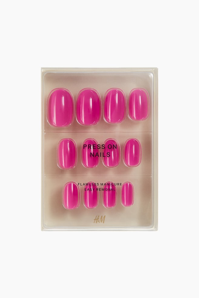 Press-on nails - Tickled Pink/Pink French Tip/Pink Ombre/Light Pink/Firecracker/Midnight Berry/Blue Jean Babe/Violet Whisper/Red/Memories/Minted Lemonade - 1