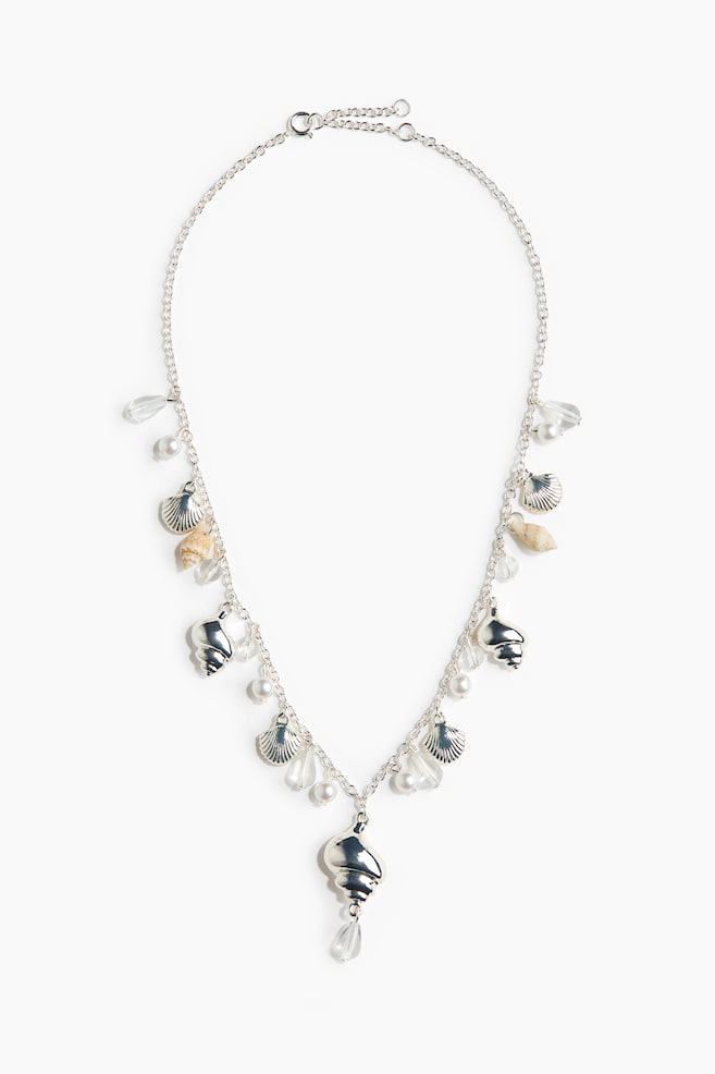 Charm Necklace - Silver-colored - 1