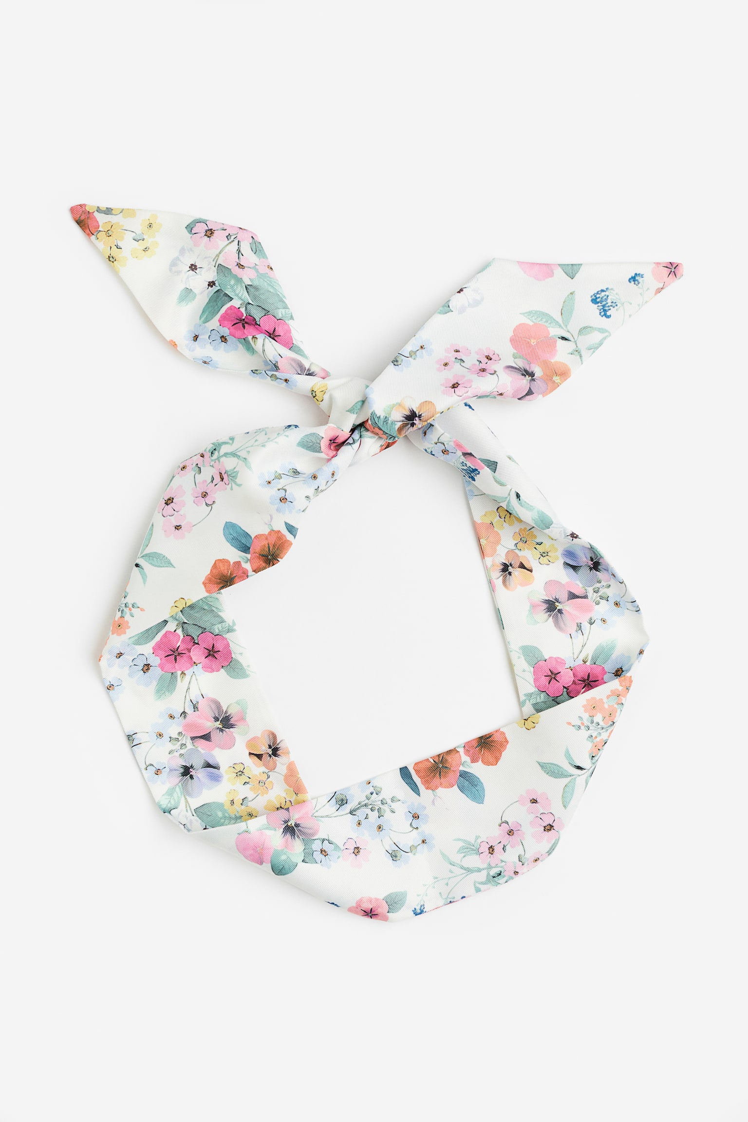 Scarf/Headband - White/Floral/White/Strawberries/Pink/Pattern/Blue/Pattern/Light purple/Pattern - 1