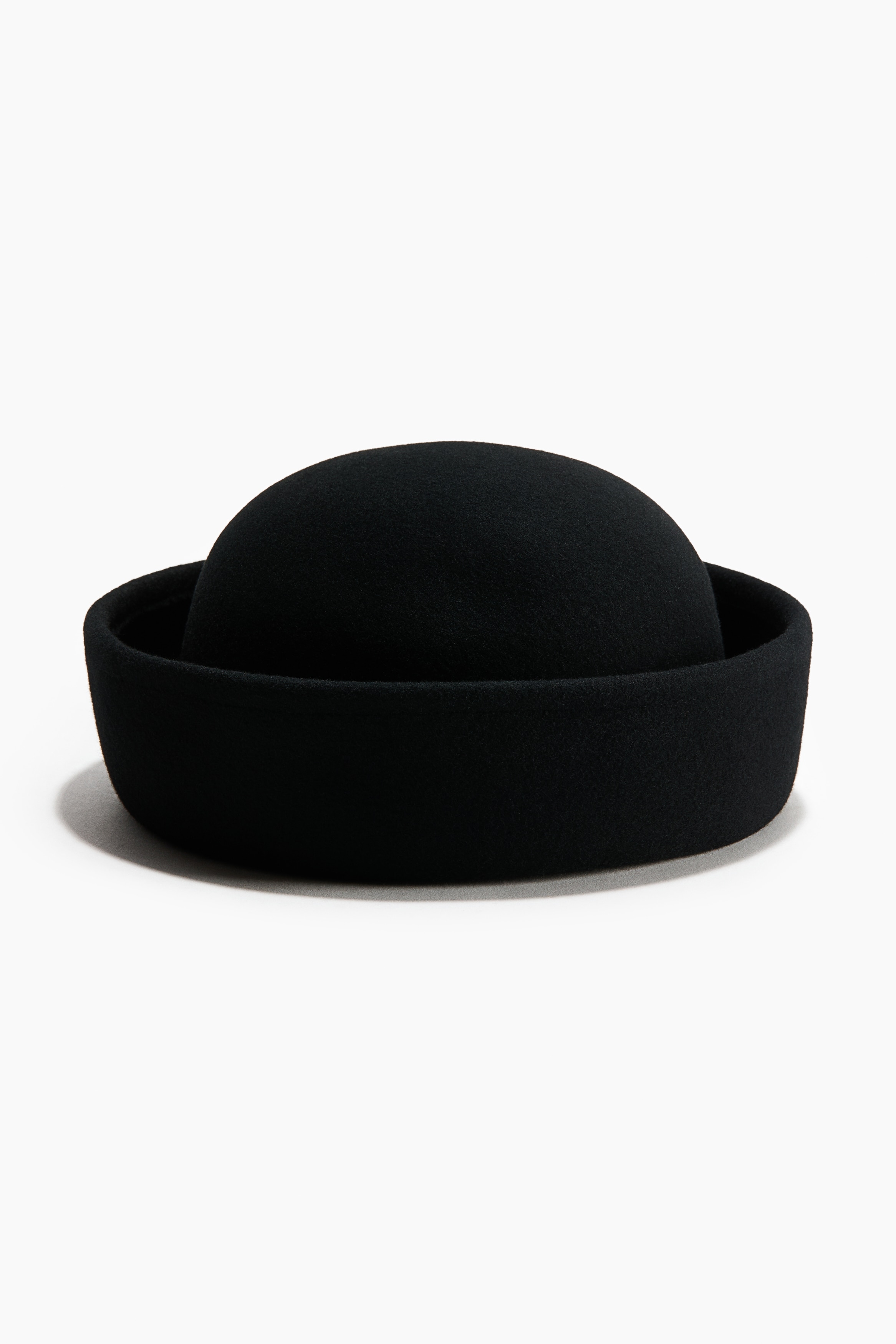 Felted wool hat - Black