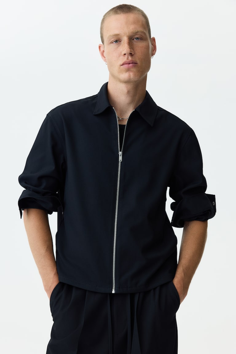 Twill overshirt