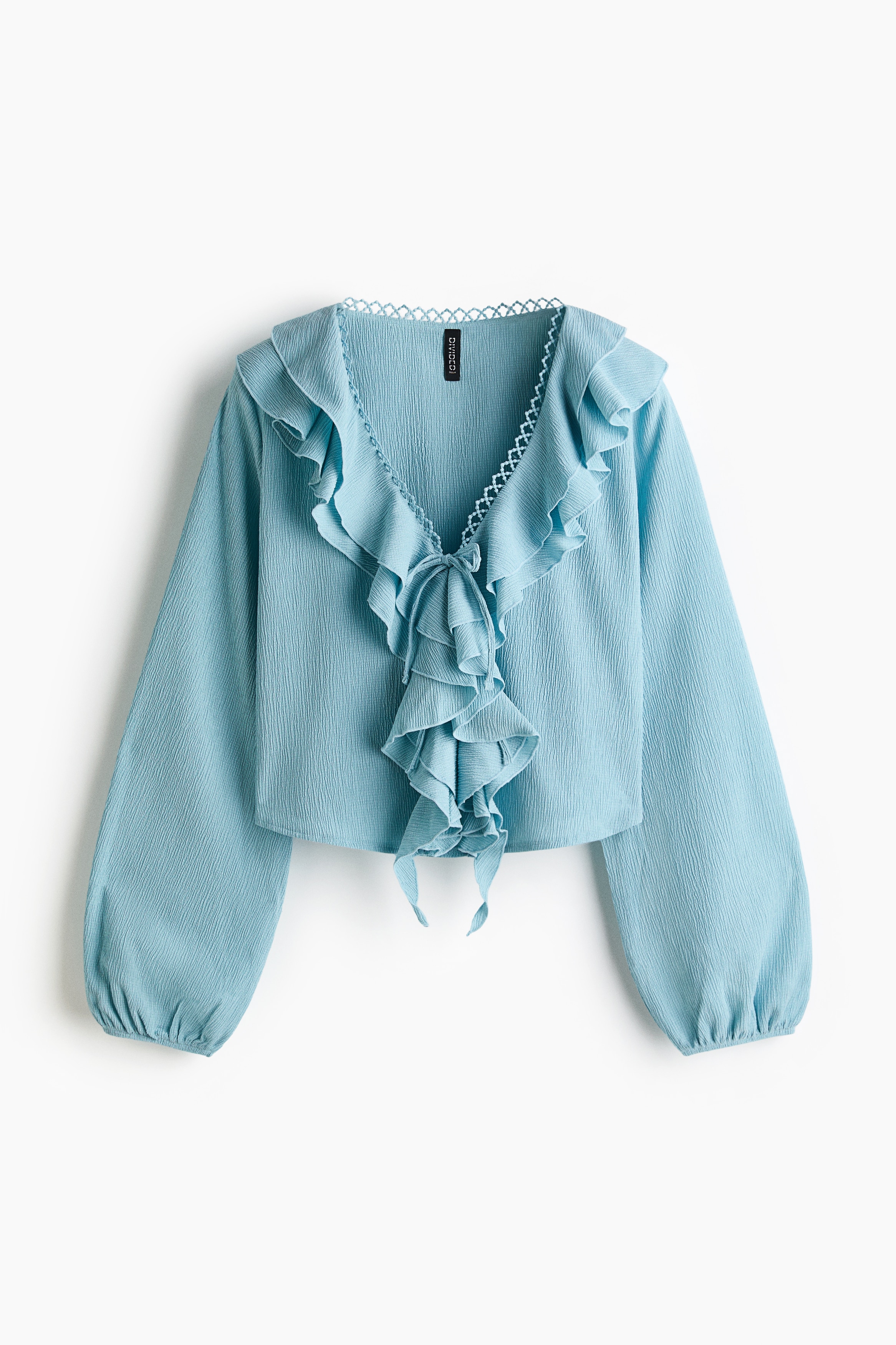 Flounce Trim Blouse