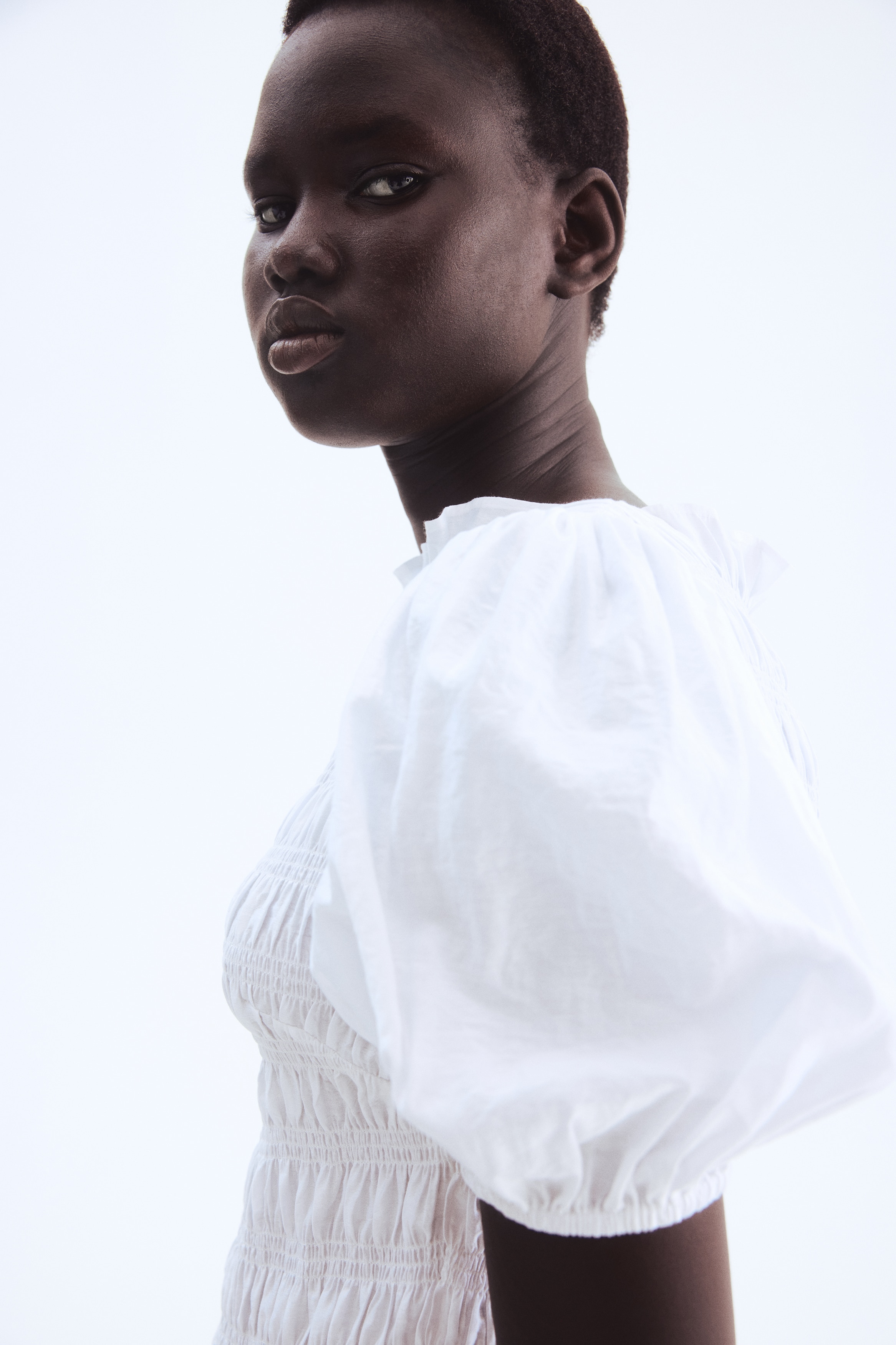 Smocked blouse