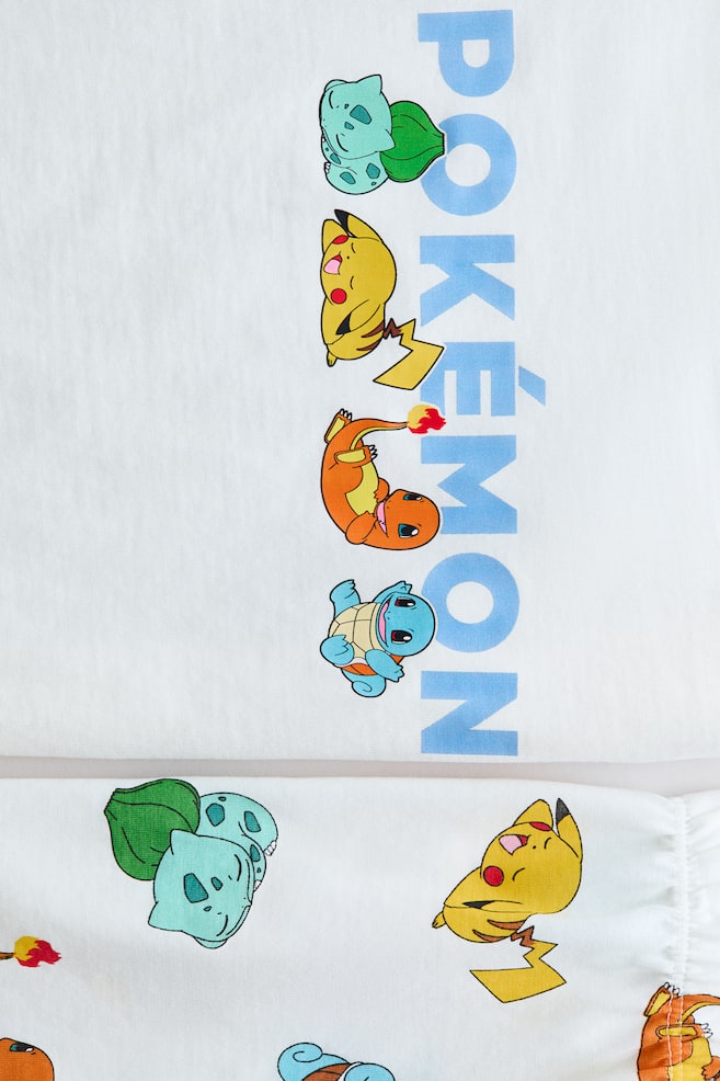 Printed cotton pyjamas-Cream/Pokémon - 2