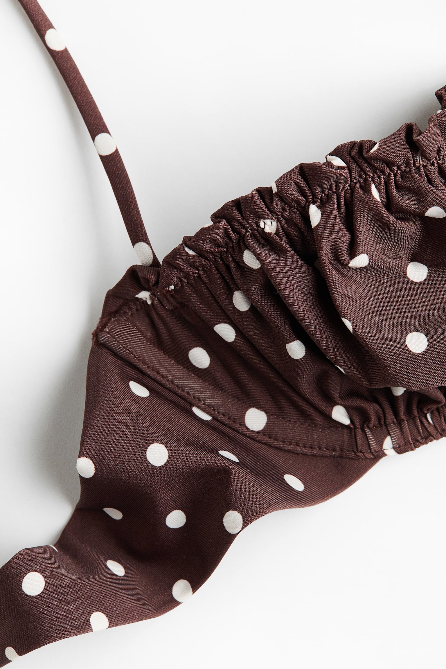 Haut de bikini - Brun foncé/à pois - 2