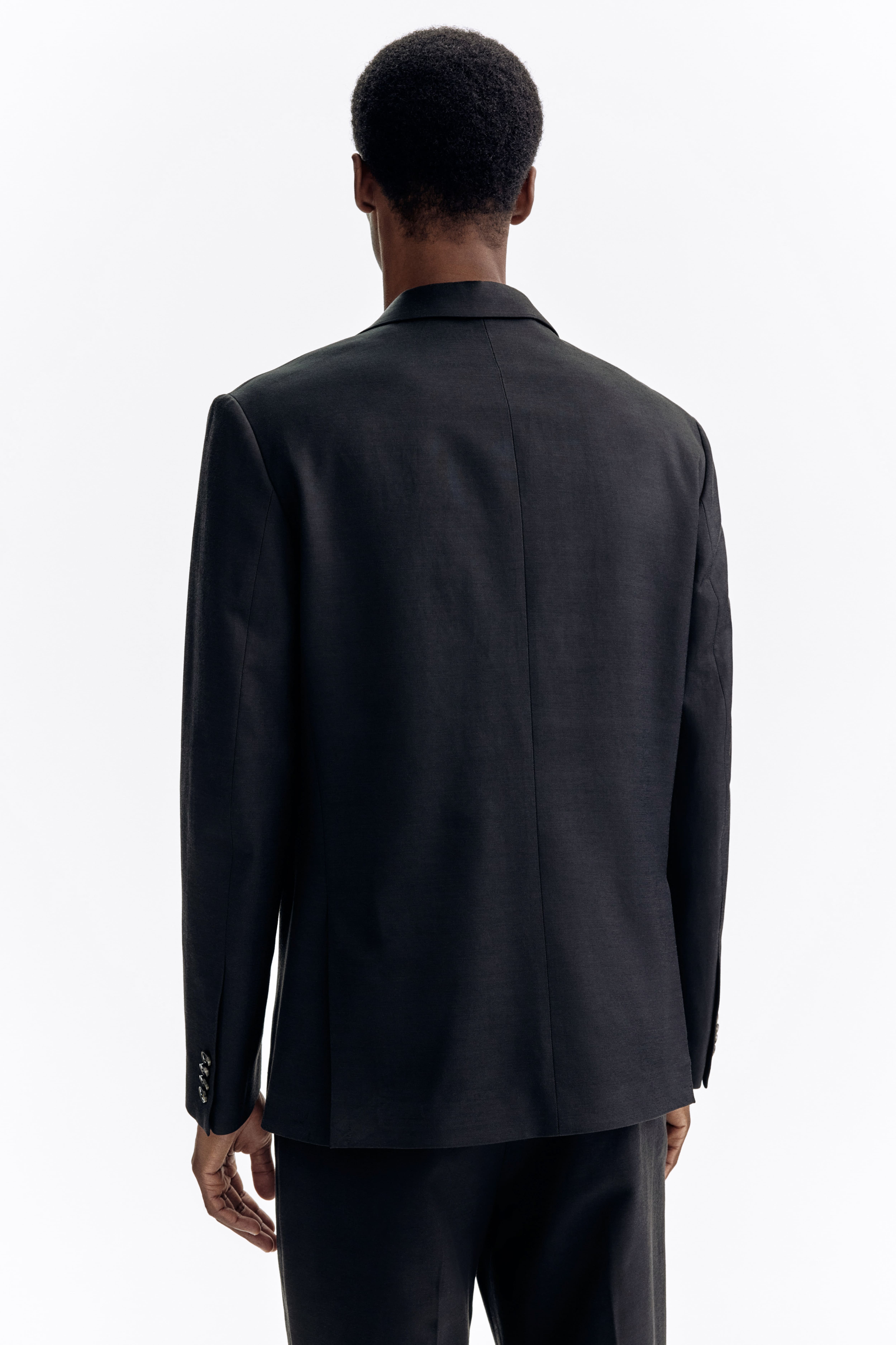 Regular-Fit Single-Breasted Jacket