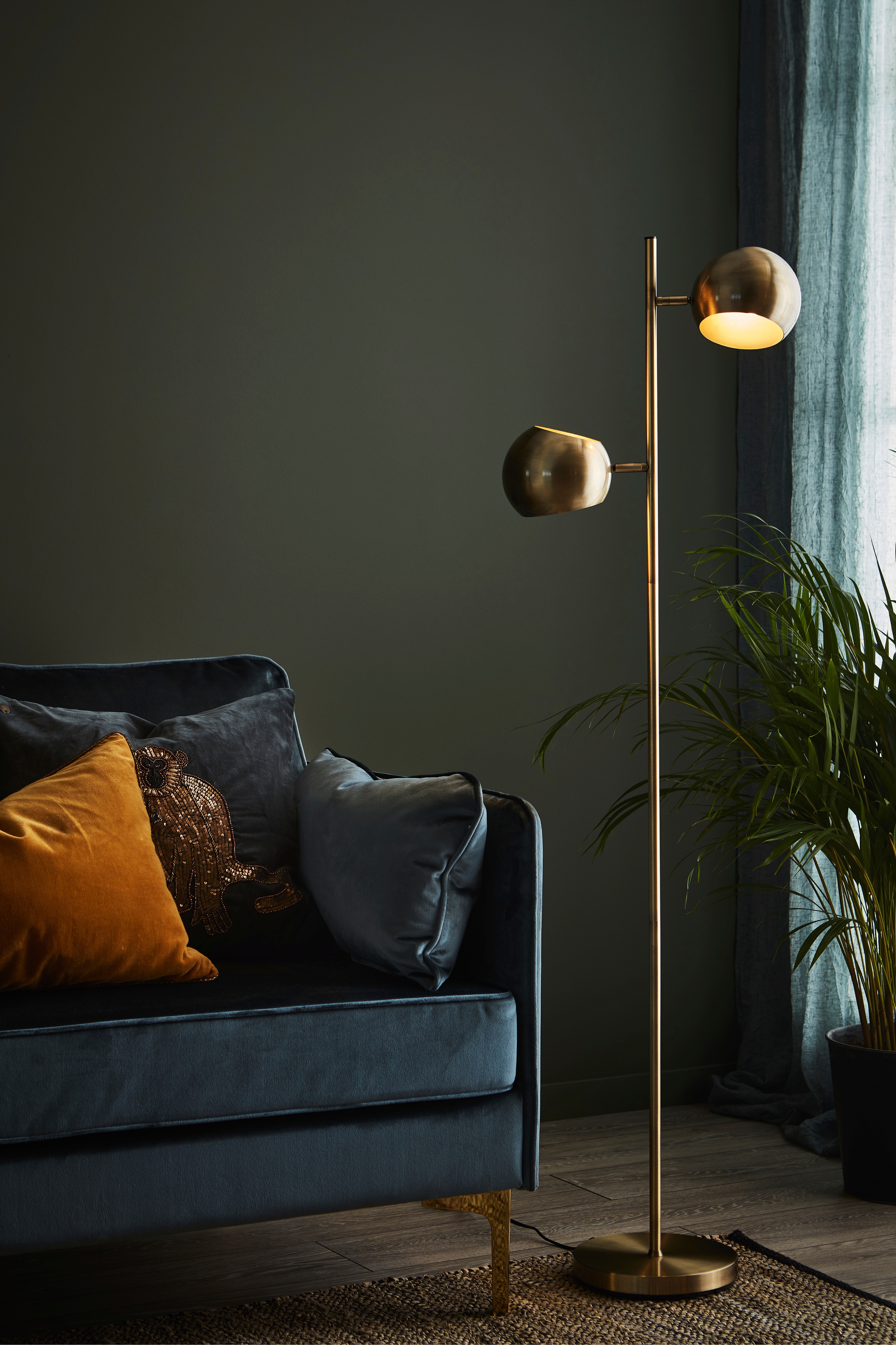 Edgar Vloerlamp - Gold