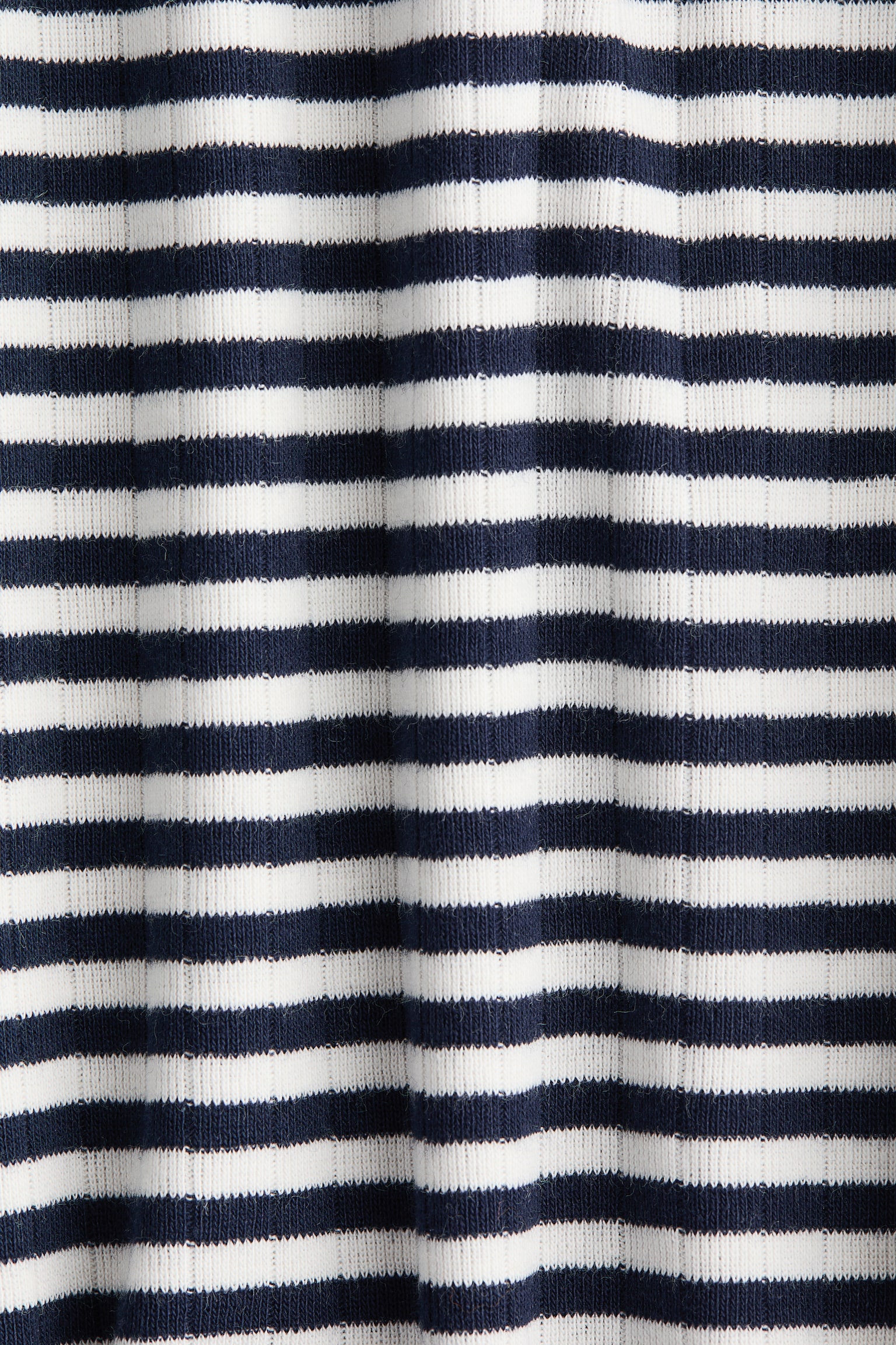 Ribbed T-shirt - Navy blue/Striped/Dark plum purple/Striped/White/Dark brown striped - 5