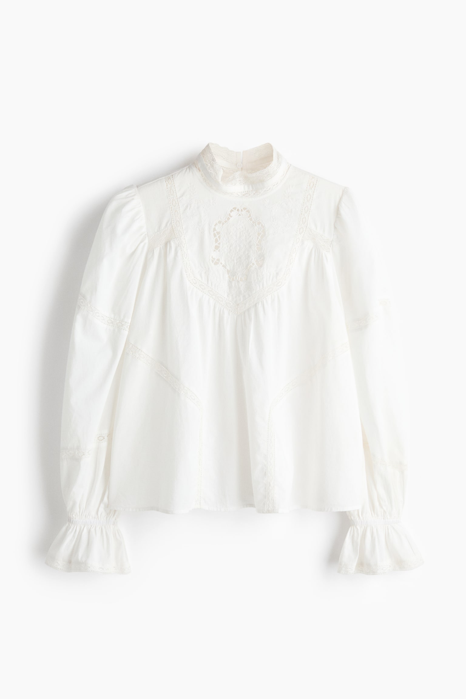 Cotton blouse - White - 2