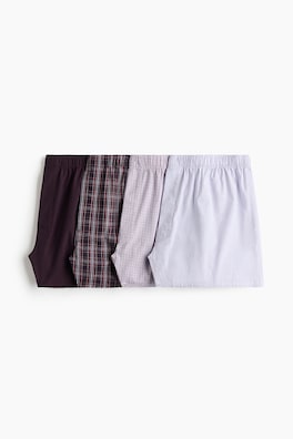 4-pack vävda boxershorts