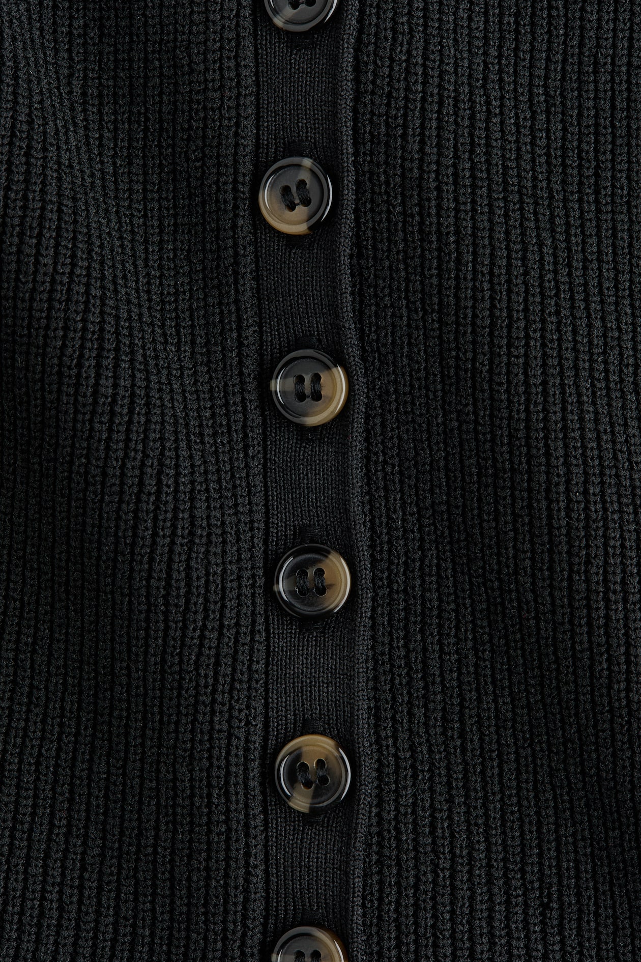 Rib-Knit Peplum Sleeveless Top - image 2