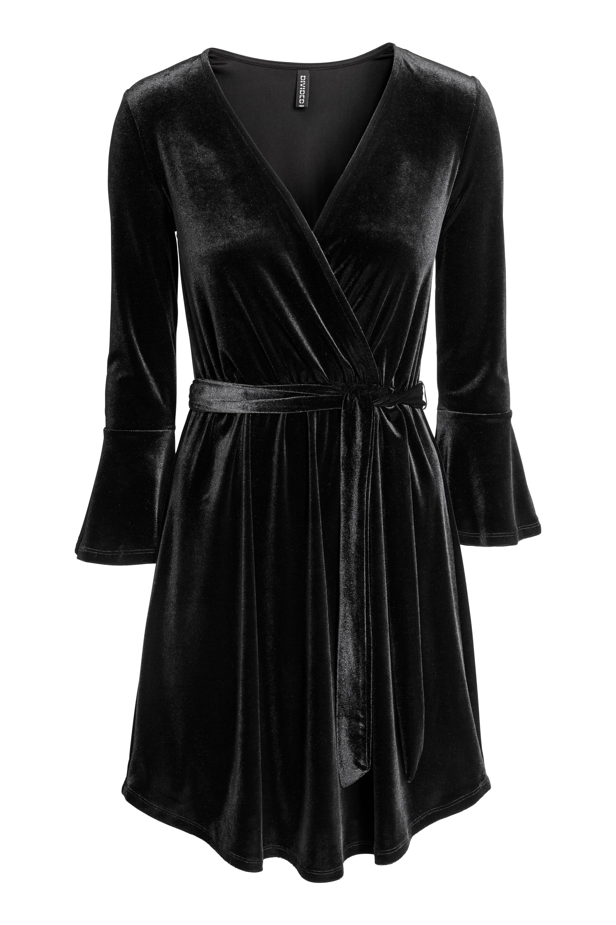 Grösseres Bild ansehen: Wrapover dress - Black - DAMEN | H&M CH 1