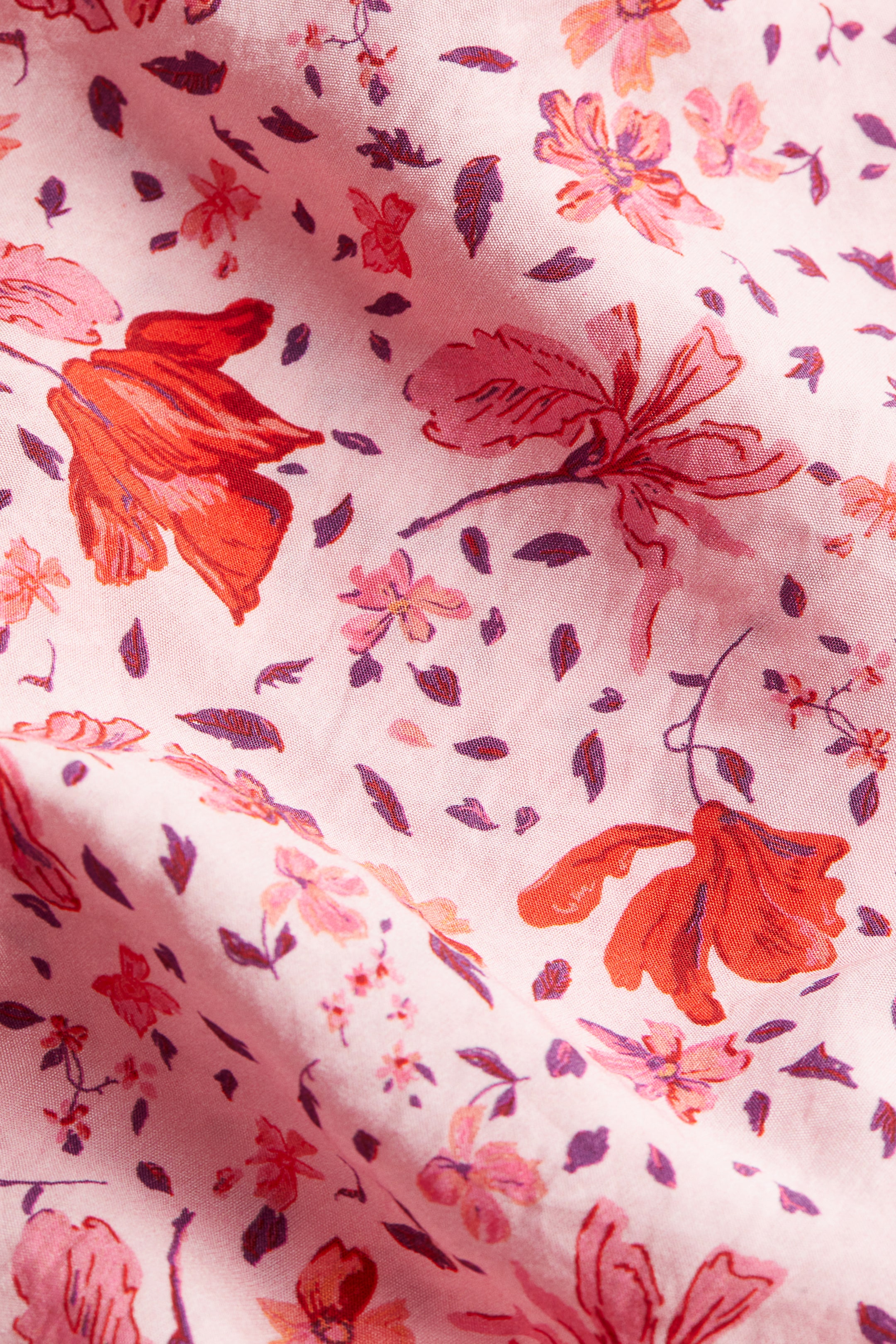 View larger image: Knot-detail dress - Light pink/Floral - Ladies | H&M IN 2