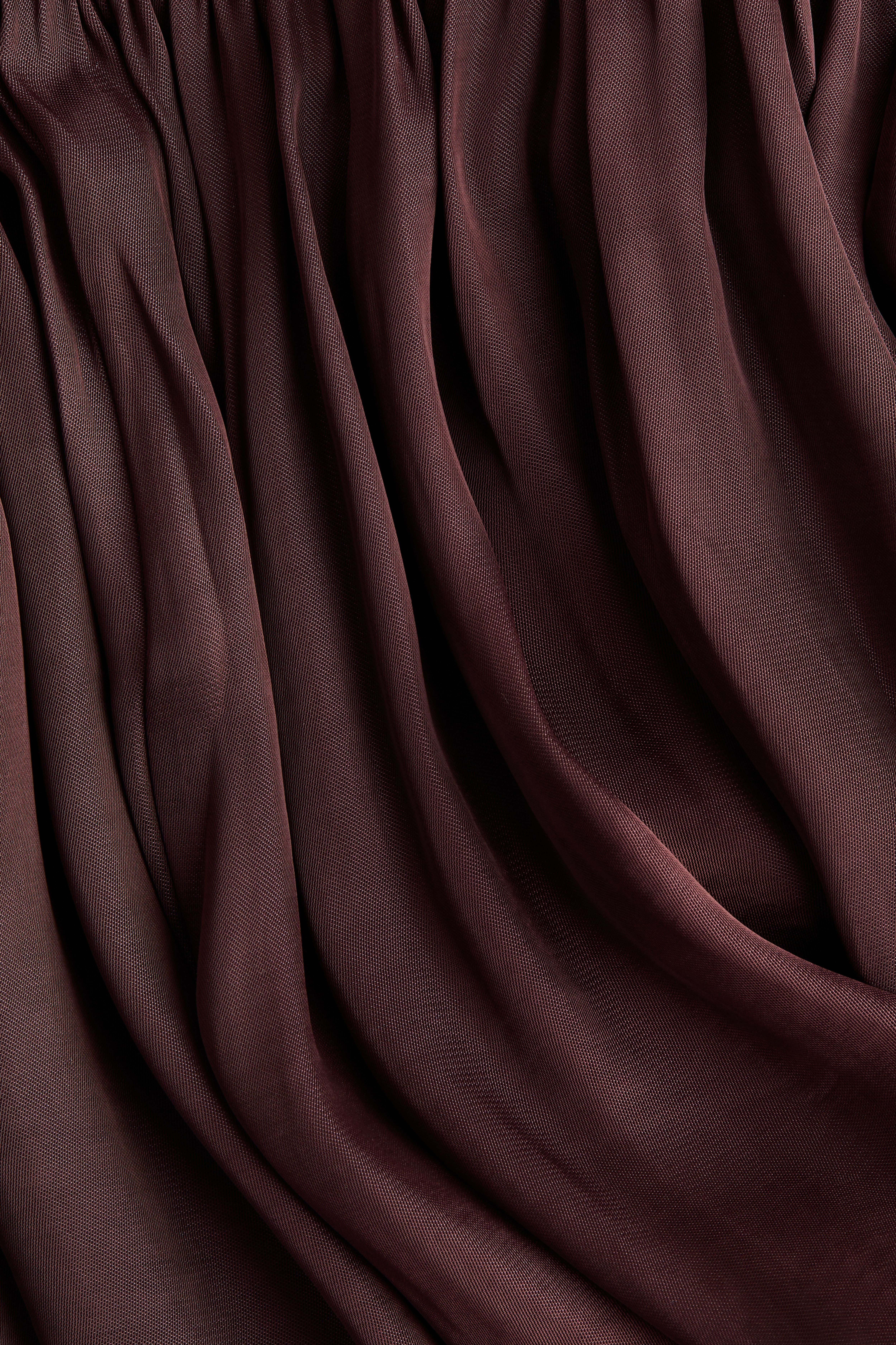 Draped Tie-Detail Dress