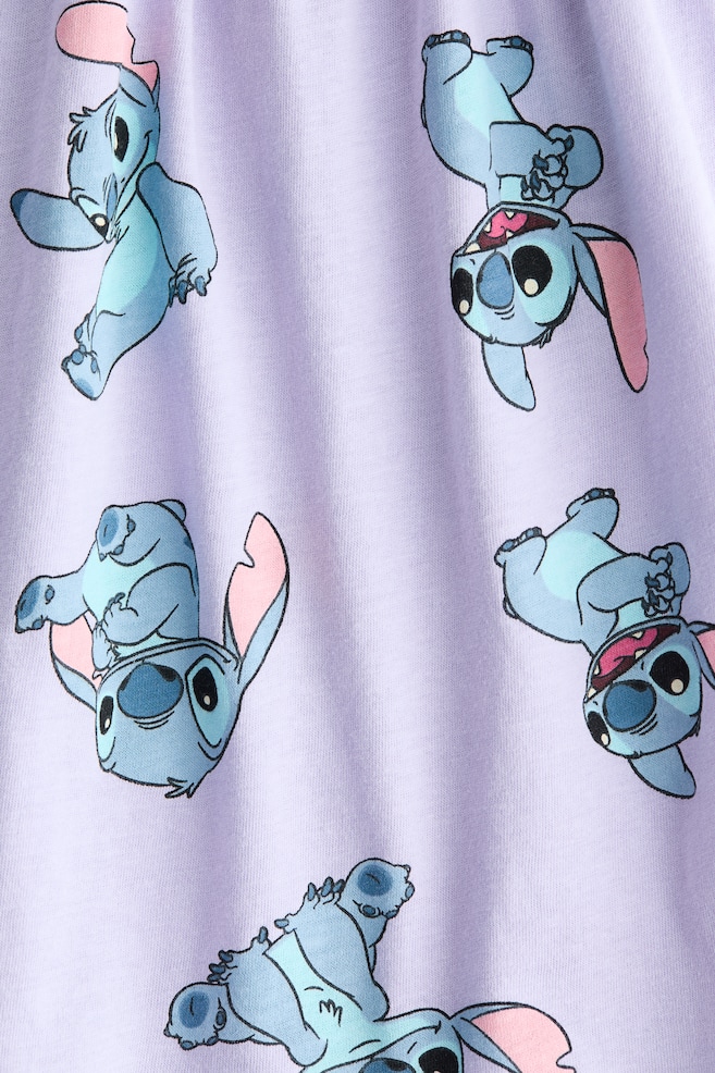 Printed cotton dress - Light purple/Lilo & Stitch/Light blue/Bluey/Light blue/Inside Out/Light pink/Hello Kitty/Light blue/Frozen/Light turquoise/Squishmallows/White/Hello Kitty/Lilac/PAW Patrol/White/Minnie Mouse/Pink/Sanrio/Light blue/Hello Kitty - 2