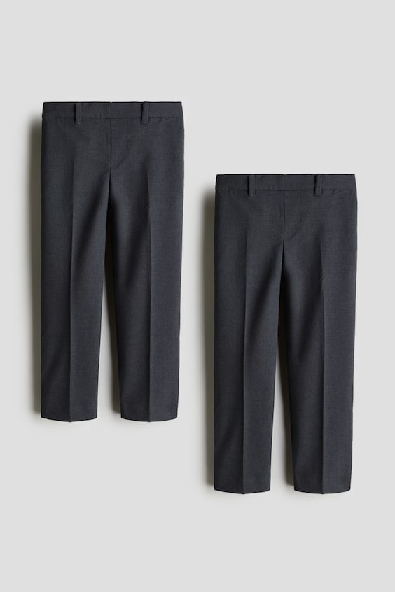 Детские брюки H&M 2-pack Straight Leg Pants