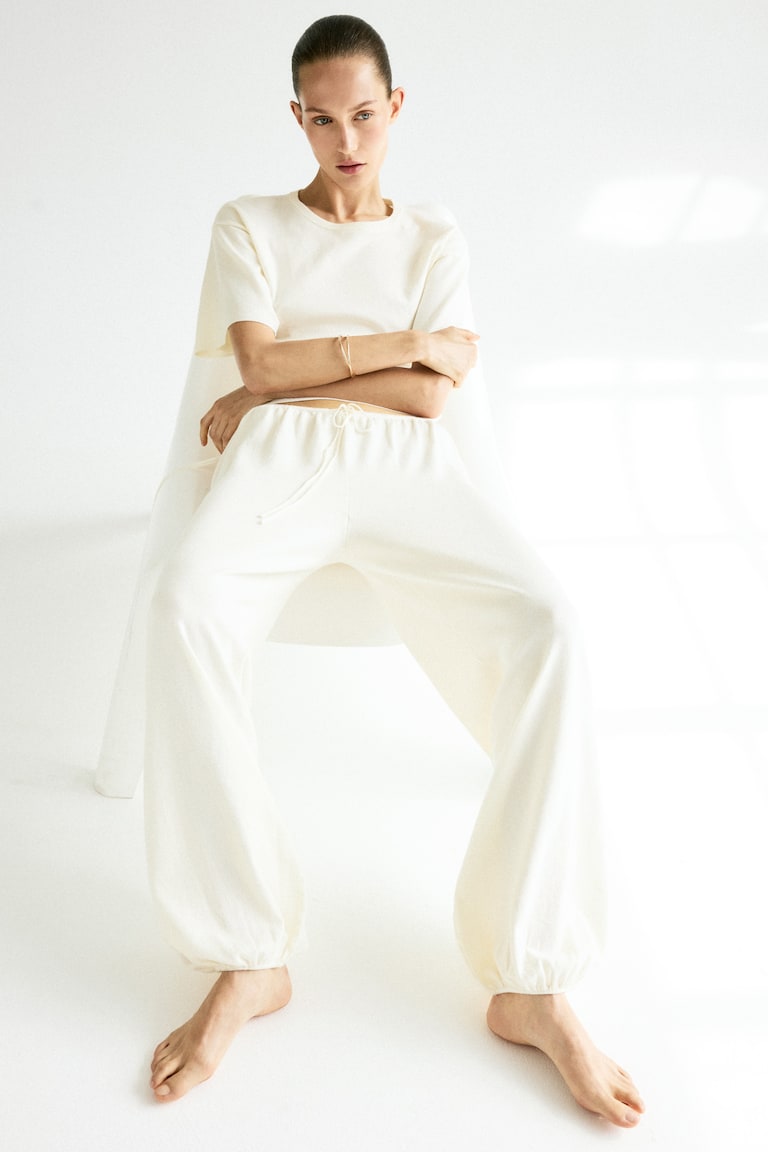 Pantalone balon kroja od finog pletiva
