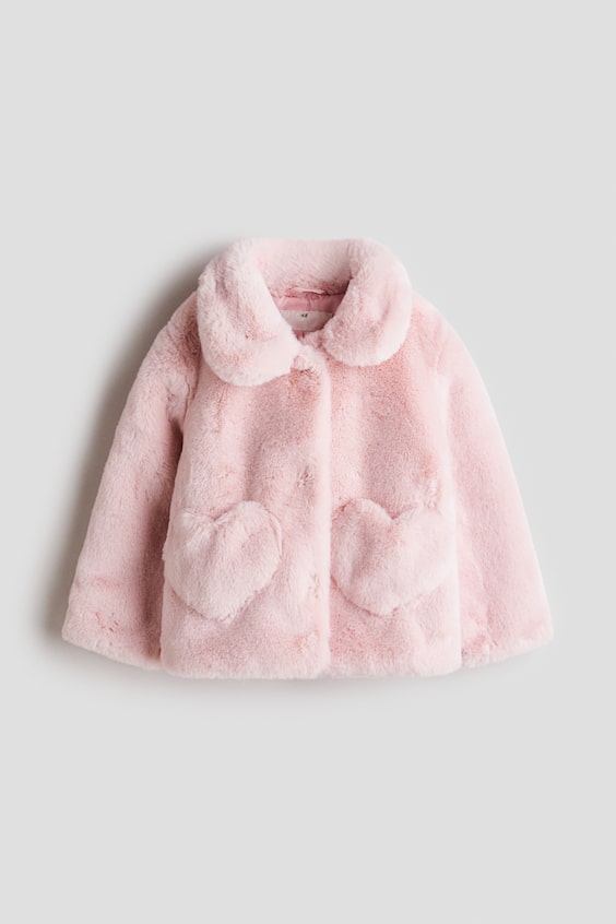 Детская куртка H&M Fluffy плюшевая