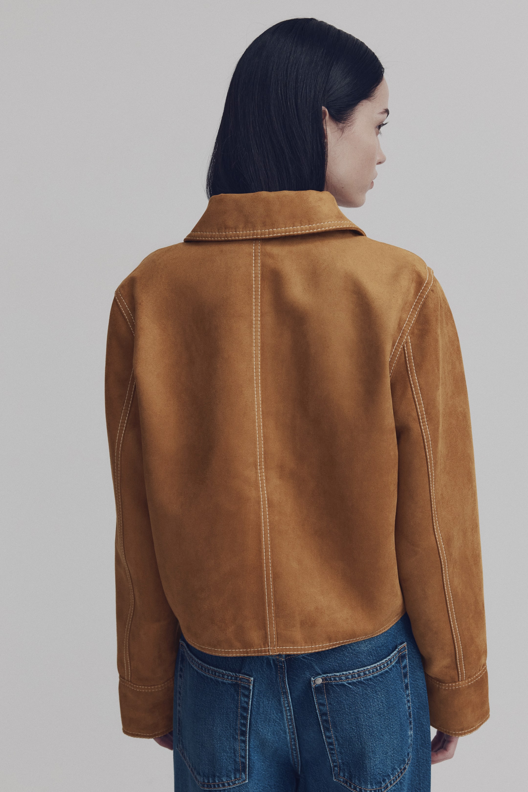 Zobrazit větší obrázek: Bunda s límcem - Béžová - ŽENY | H&M CZ 3