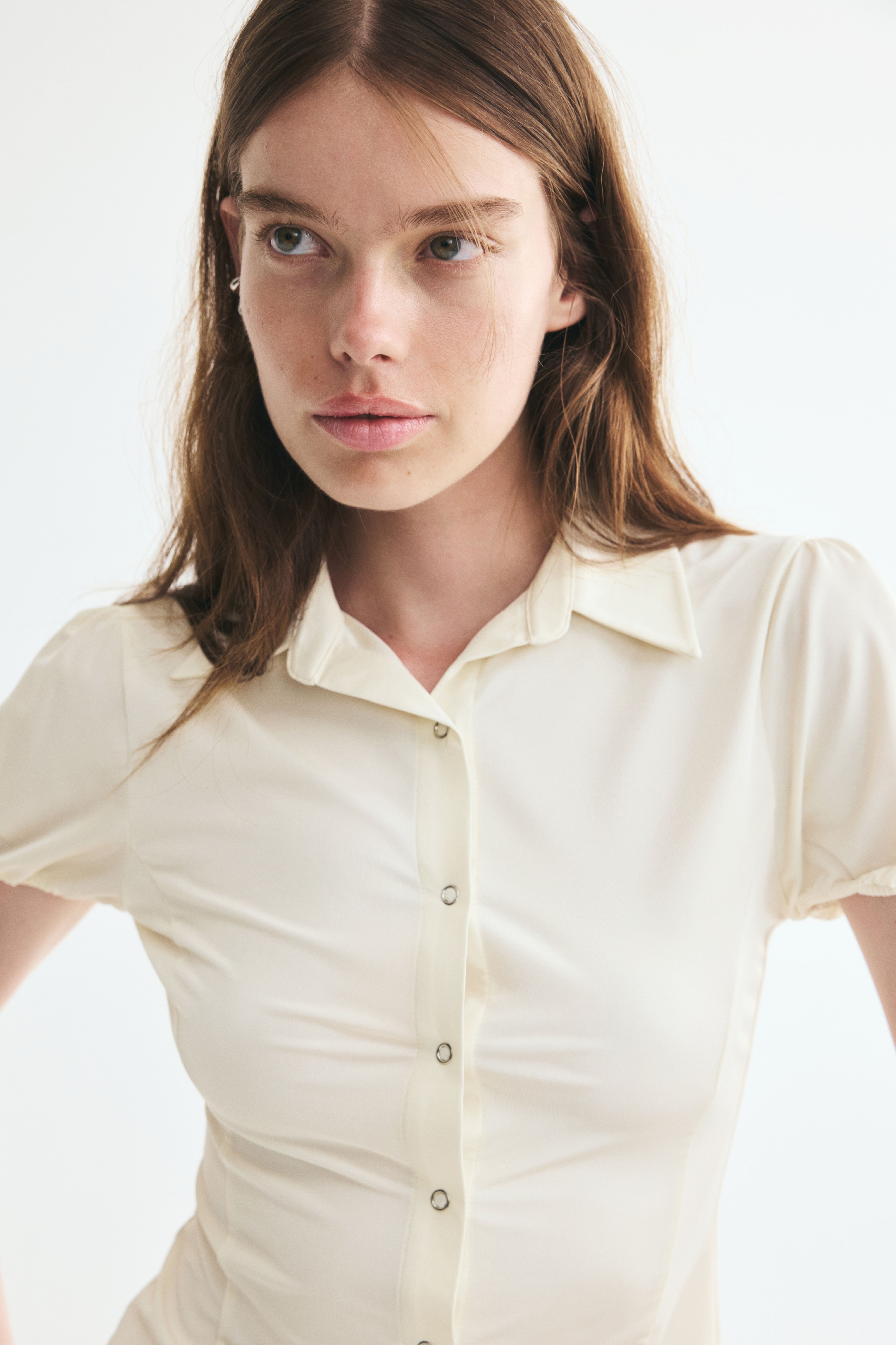 Puff-Sleeved Top