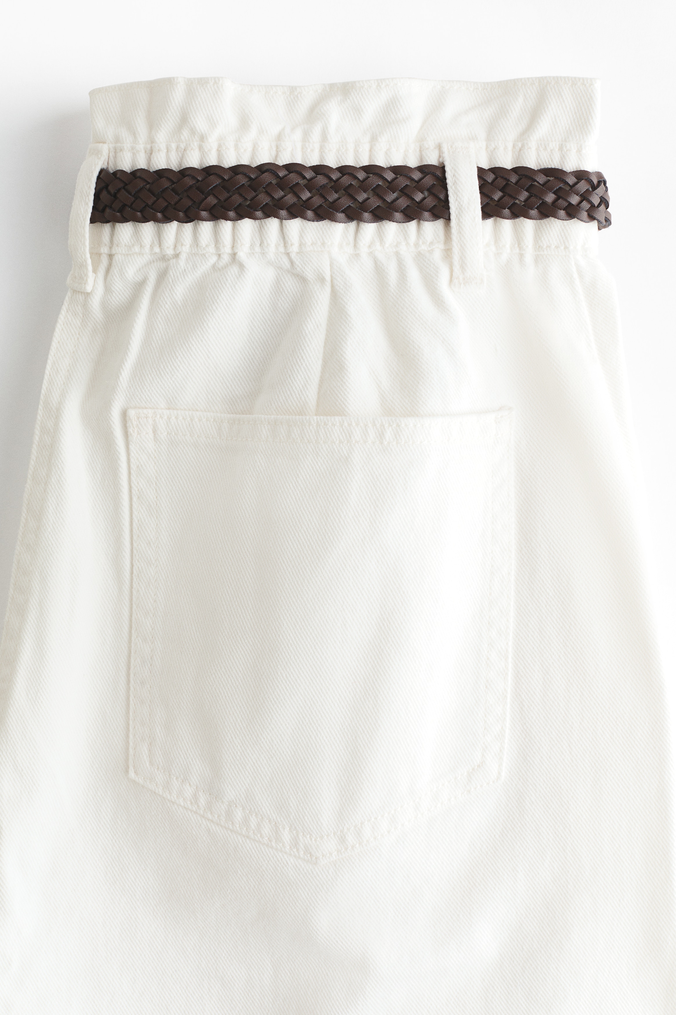 Women's White High Waisted Shorts | H&M US