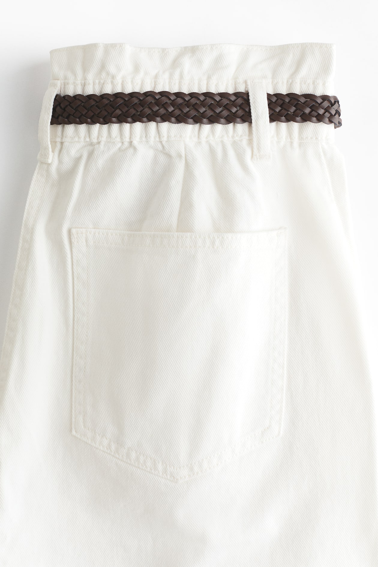 Belted Twill Shorts - image 2