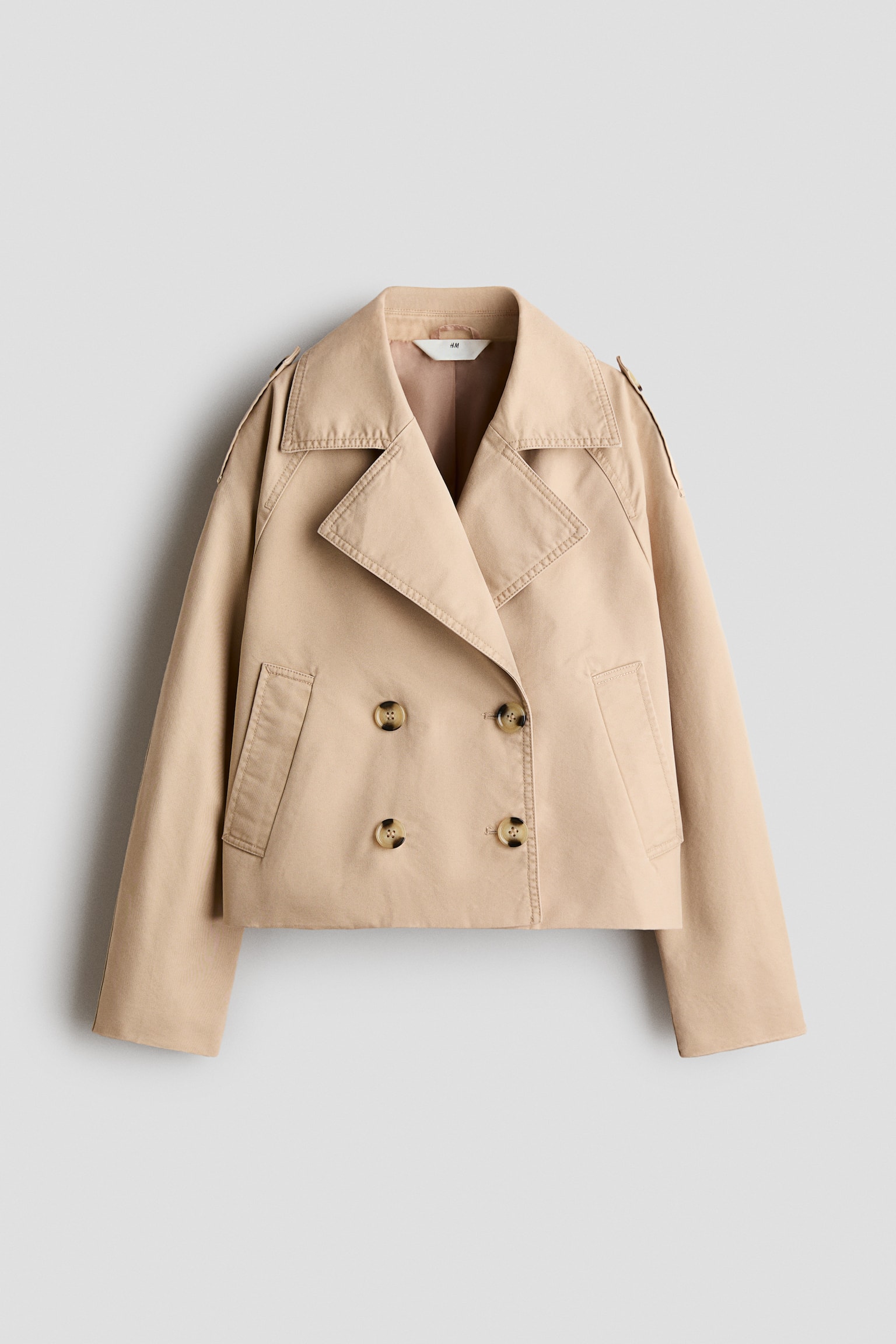Trench-coat court - Beige