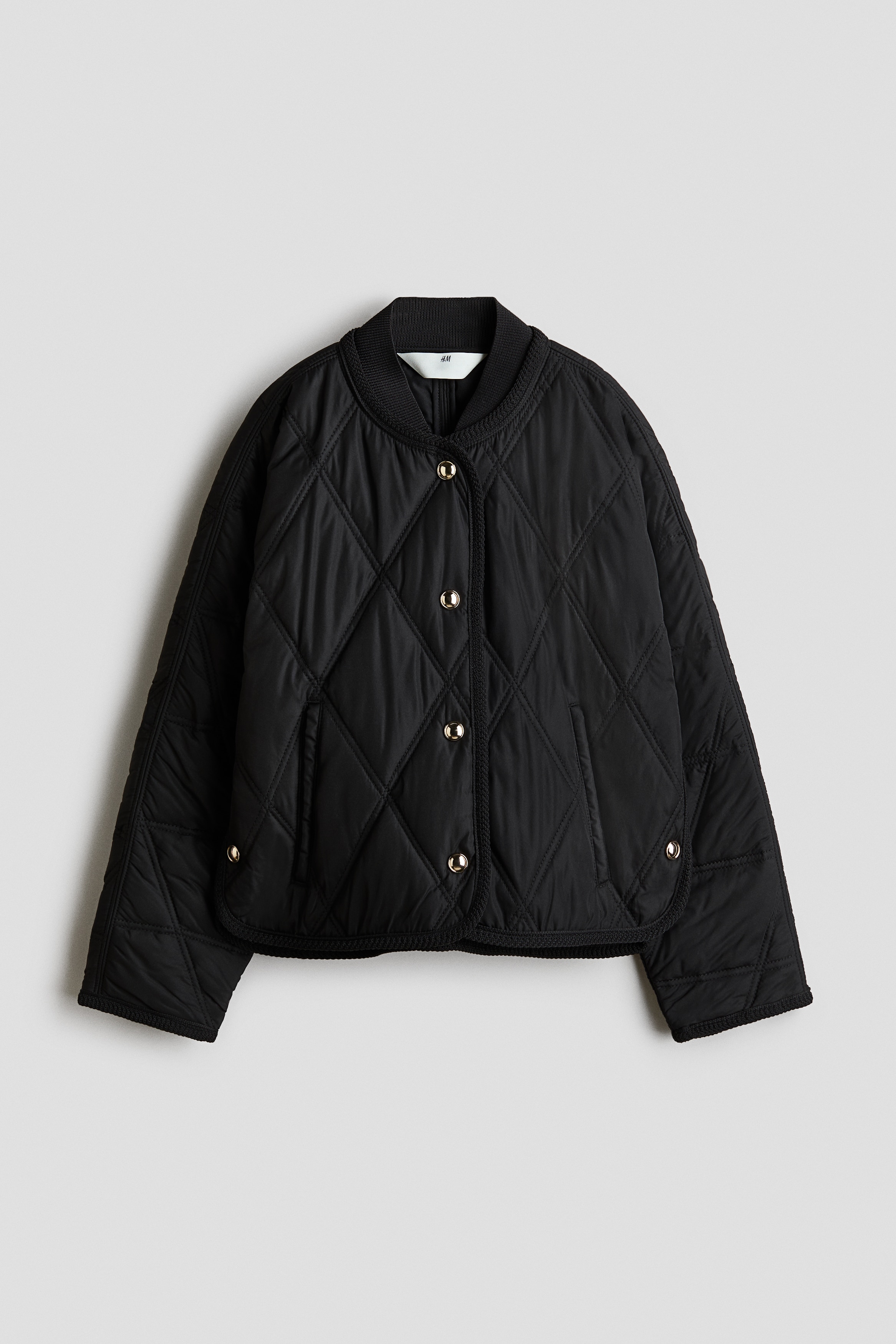 H & M - Steppjacke - Schwarz - Kinder