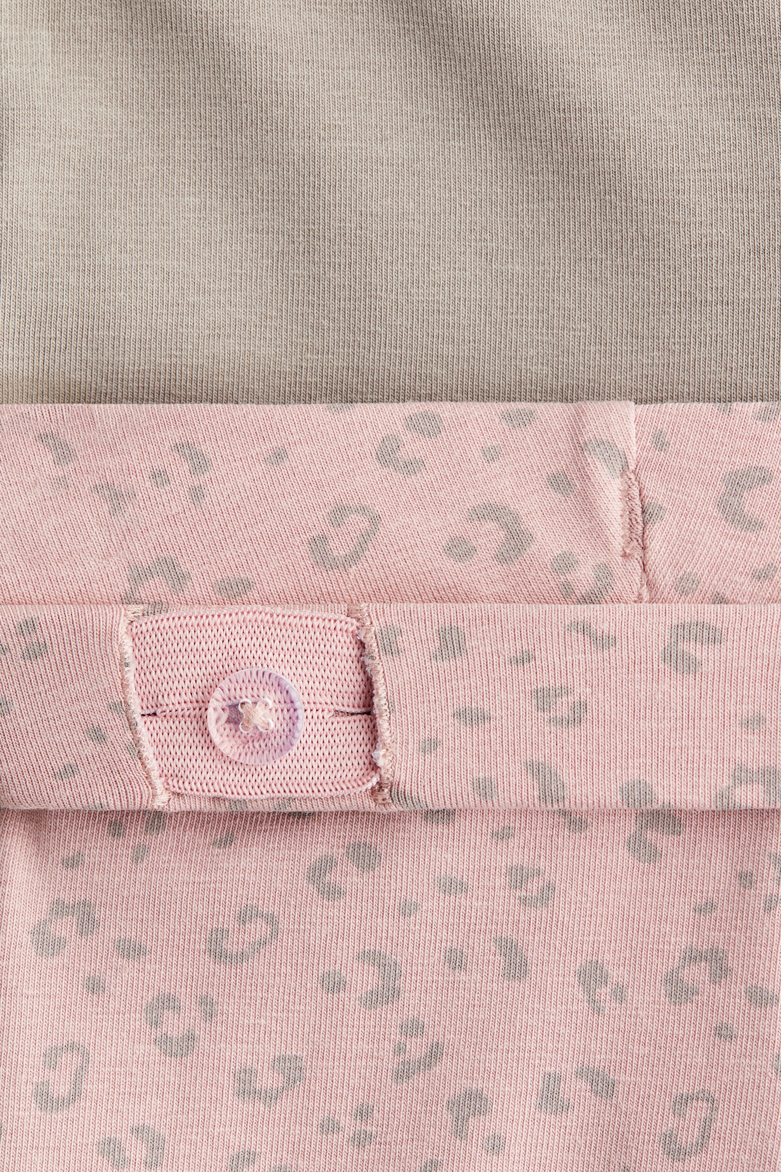 2-pack flared jersey leggings - Dusty pink/Leopard print/Dusty pink/Light pink/Black/Beige/Leopard print/Dark red/Black - 2