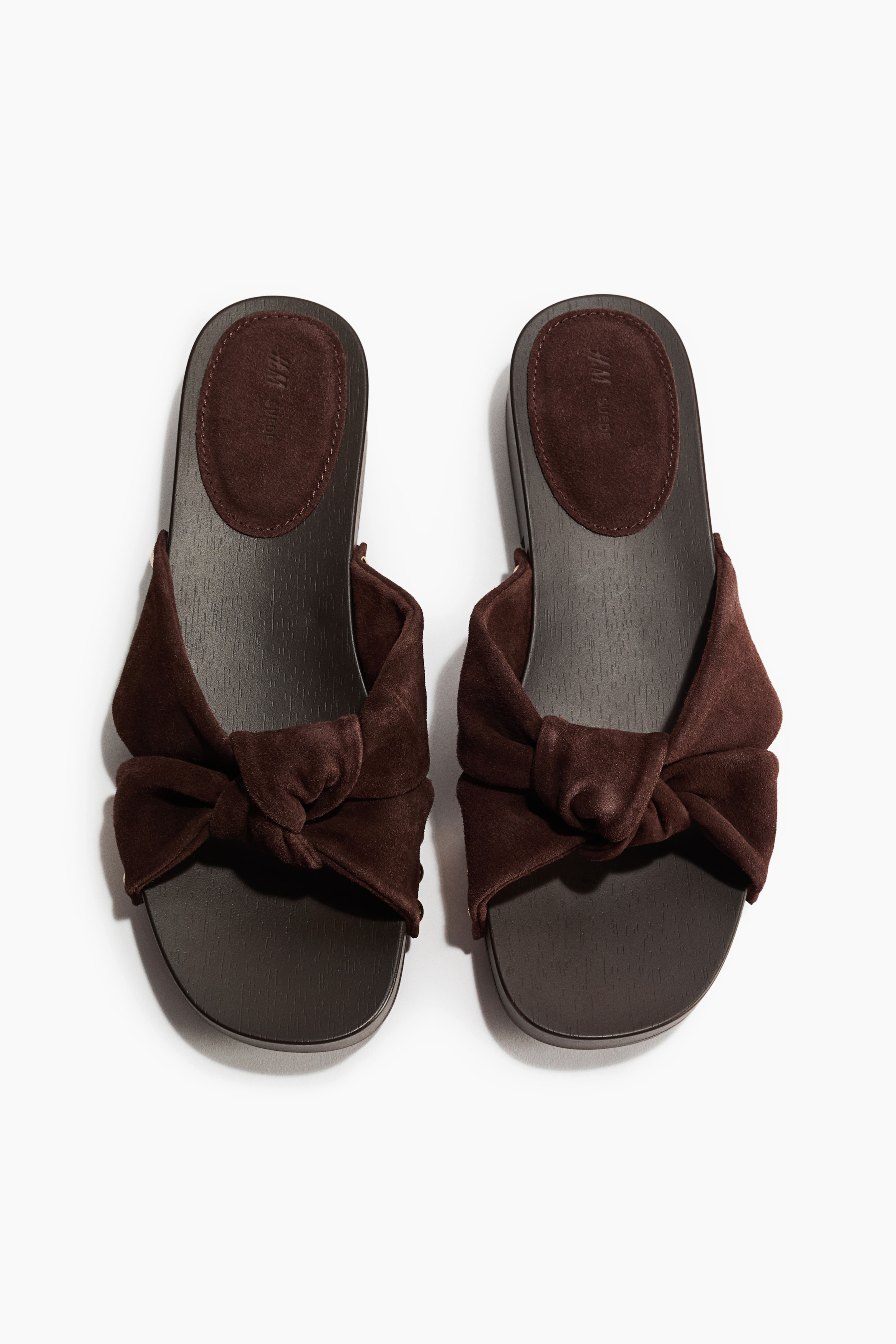 Suede Sandals