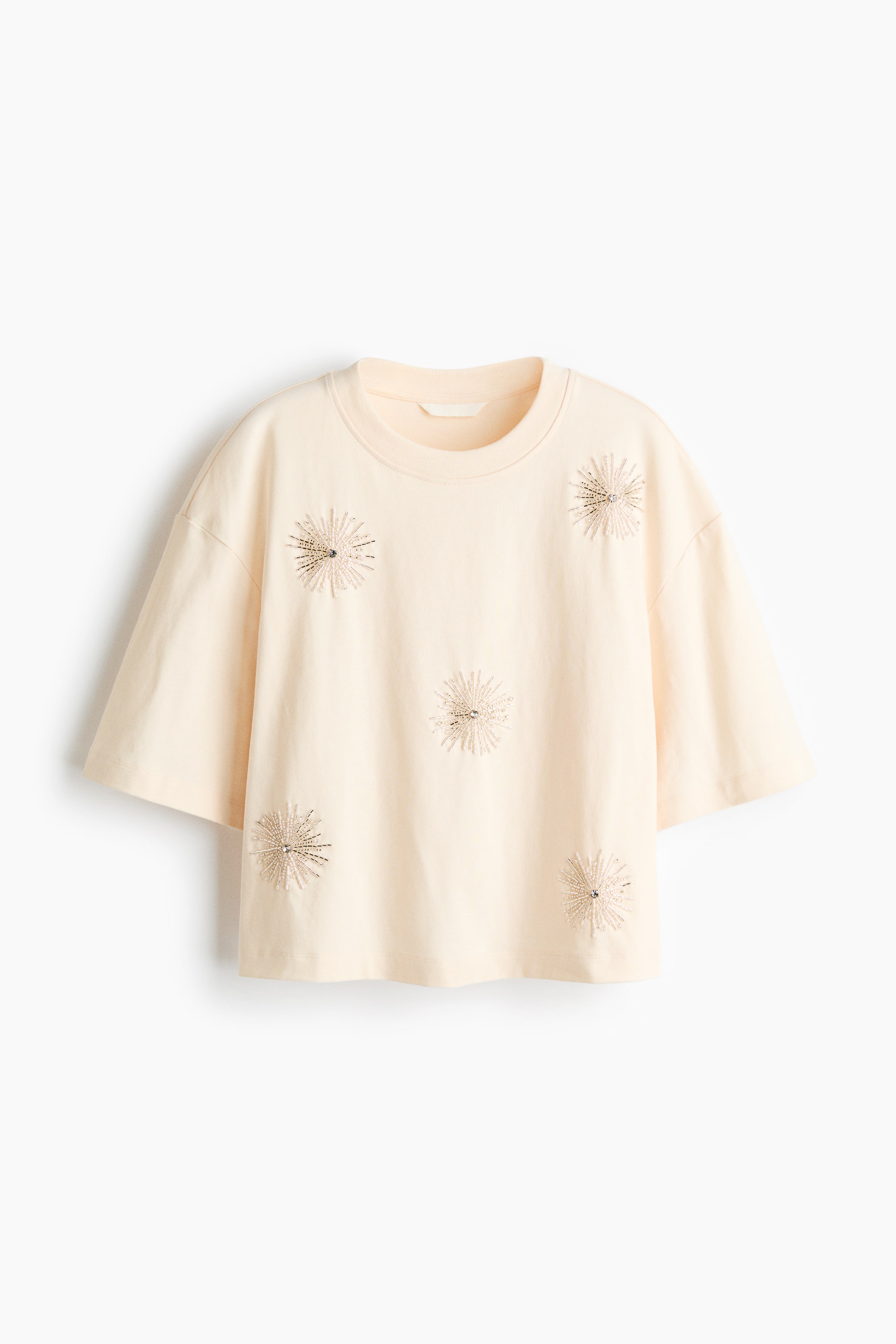 Ampliar la imagen: Embellished T-shirt - Crema - Ladies | H&M MX 3